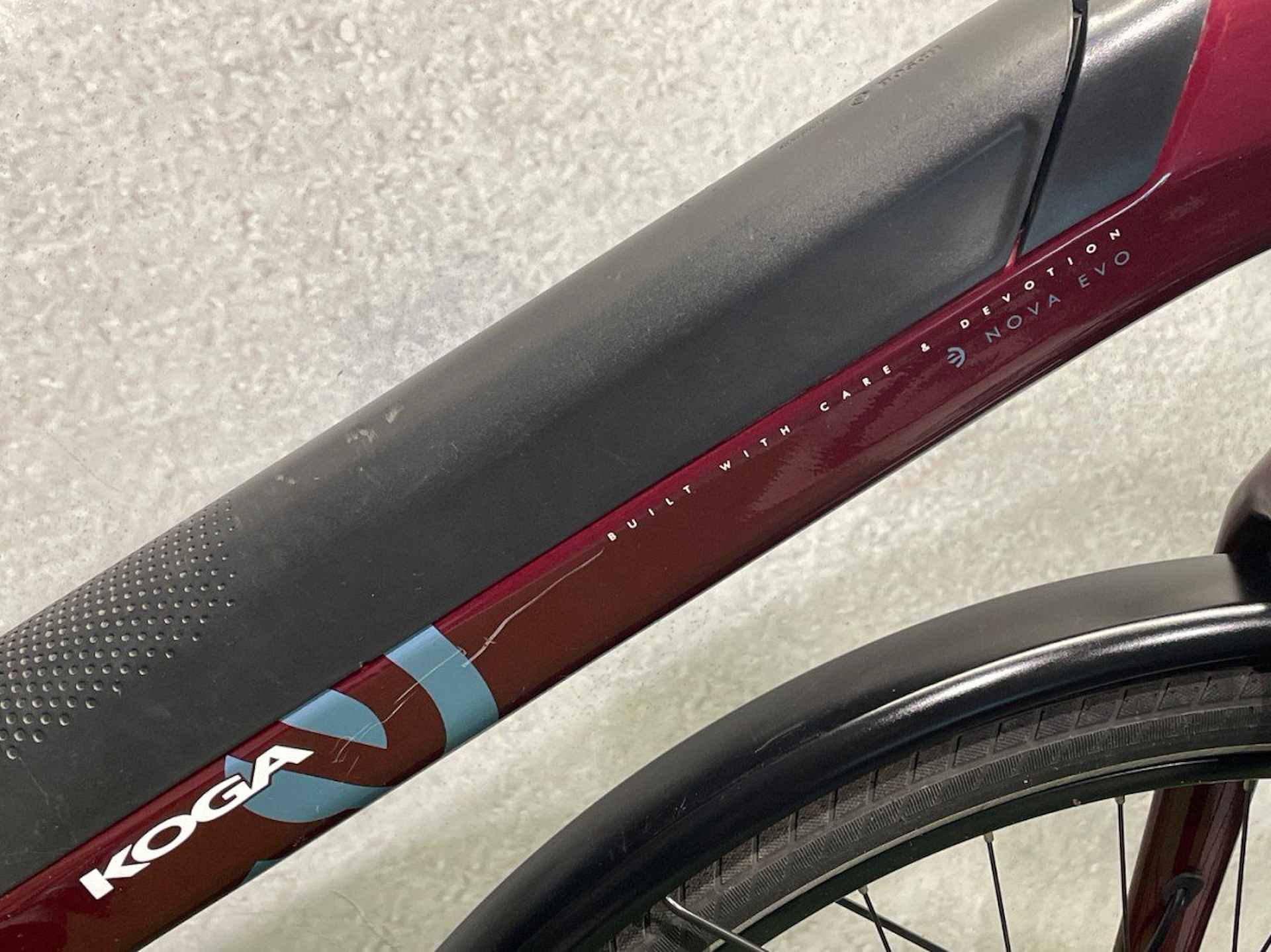 Koga E-Nova EVO PT 625Wh accu (1) Dames Dark Cherry 57cm L 2020 - 2/6