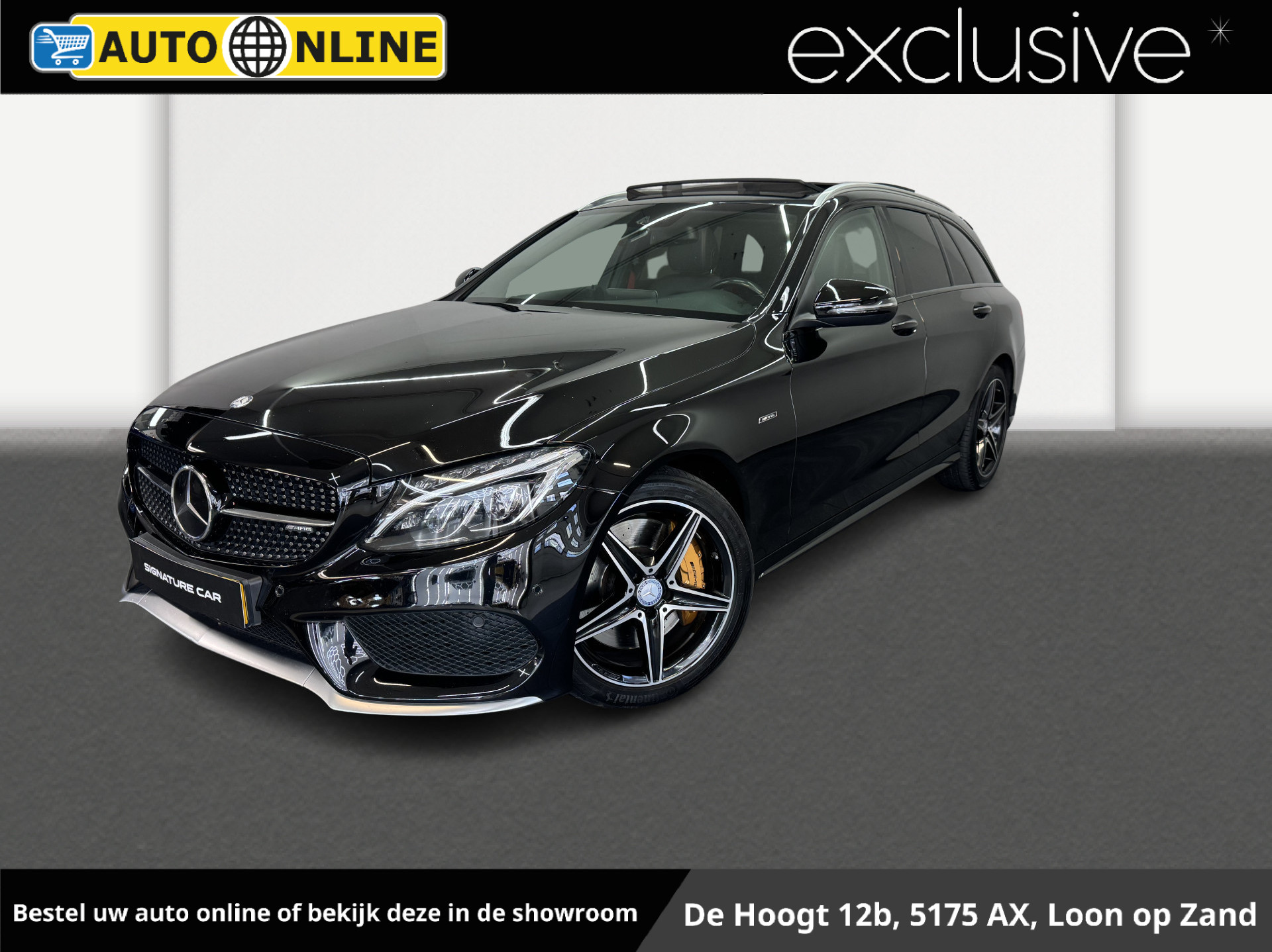 Mercedes-Benz C-klasse Estate 450 AMG 4MATIC✅Panoramadak✅Sfeerverlichting✅Burmester✅Adaptive Cruise Control✅Stoelverwarming✅