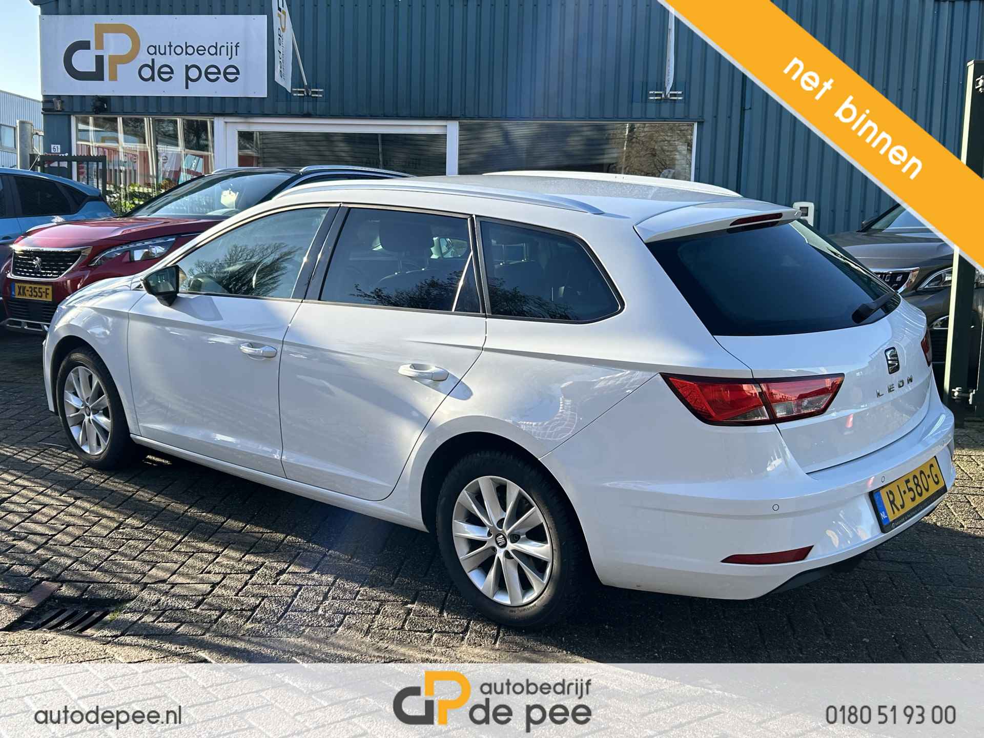 SEAT León ST 1.4 EcoTSI Style Business Intense GARANTIE/DSG-AUTOMAAT/CARPLAY/CLIMA/CRUISE/NAVI/PDC VOOR+ACHTER rijklaarprijs! - 16/18