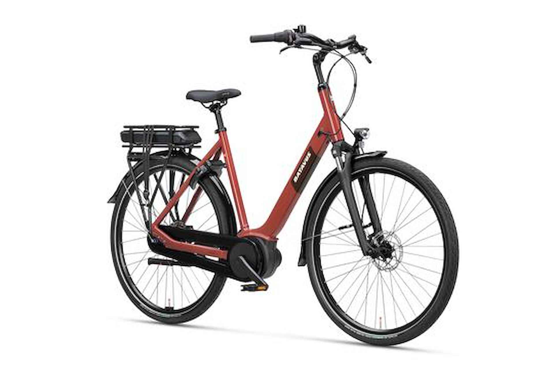 BATAVUS Altura E-Go Plus N7 Lageinstap Rood Bruin Glans 56cm 2024 - 2/2