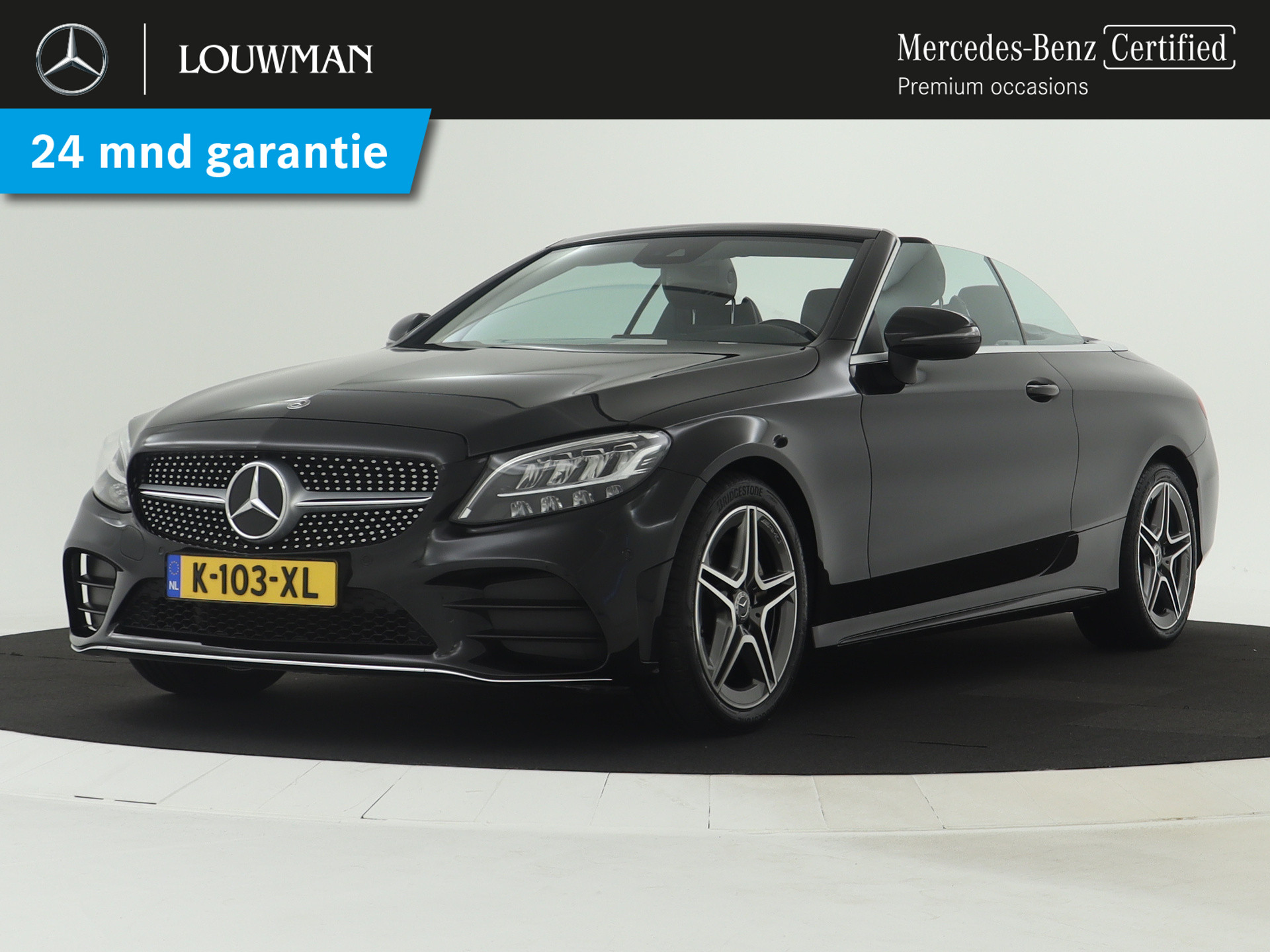 Mercedes-Benz C-Klasse Cabrio 180 AMG | Achteruitrijcamera | Sfeerverlichting | Stoel- + nekverwarming | Apple Carplay | Inclusief 24 maanden MB Certified garantie voor Europa.