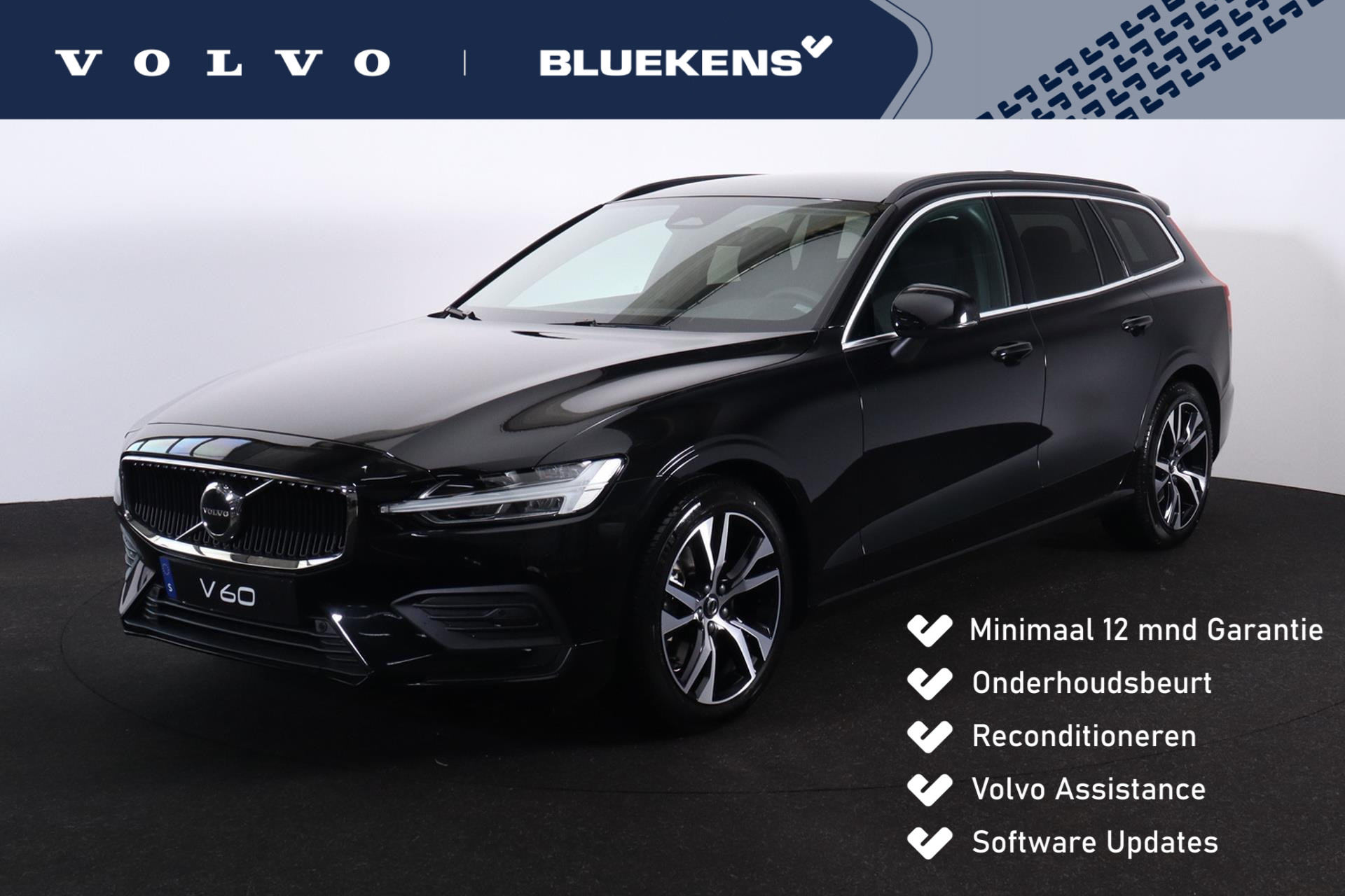 Volvo V60 B3 Core - IntelliSafe Assist & Surround - Parkeercamera achter - Verwarmde voorstoelen, stuur & achterbank - Parkeersensoren voor & achter - Draadloze tel. lader - Extra getint glas - 18' LMV bij viaBOVAG.nl