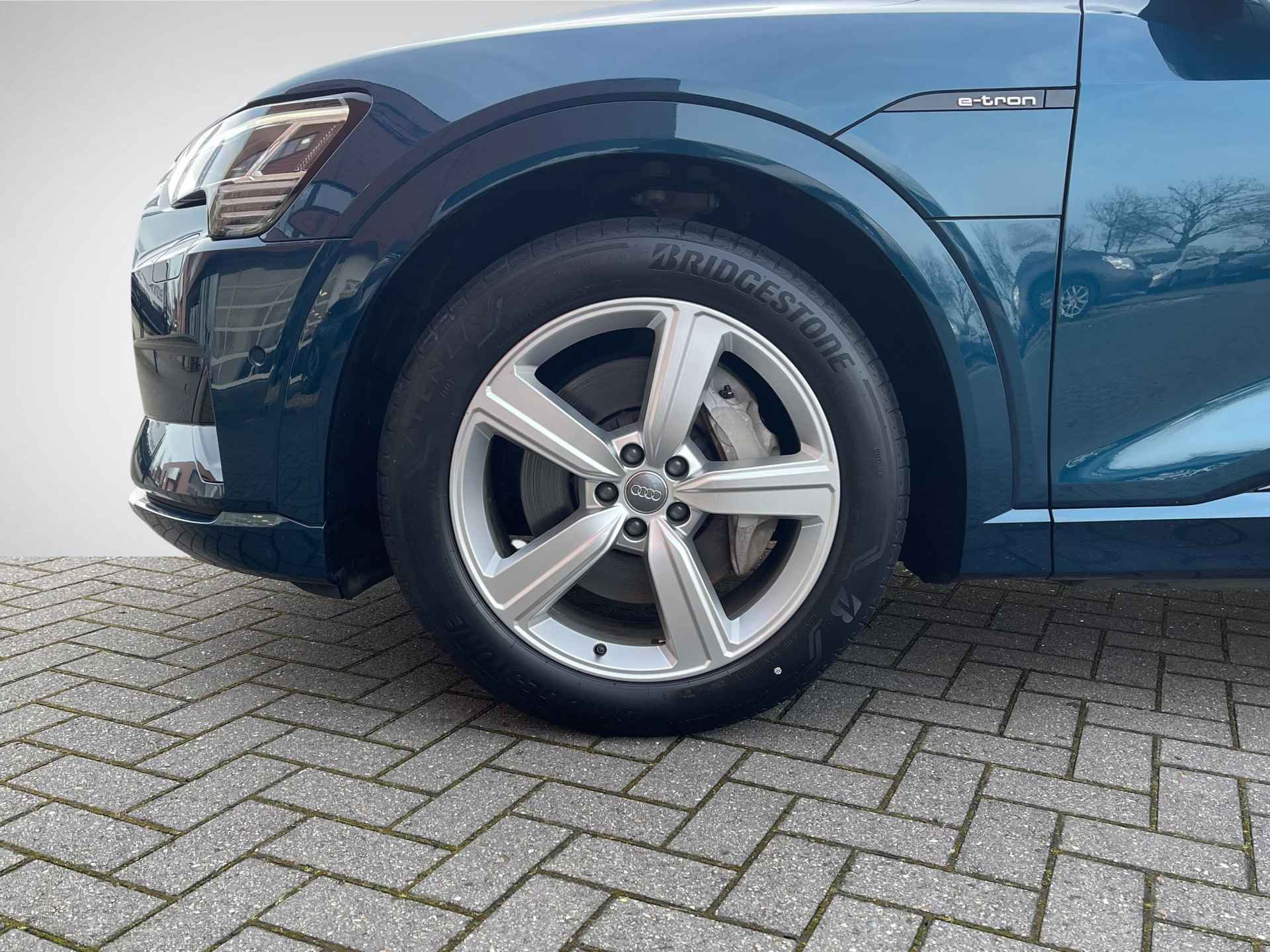 Audi e-tron e-tron 55 quattro advanced 95 kWh Tour Pack | Adapt. Cruise Control | Vol-Leder | Geheugenstoel | Stoelverwarming | Camera | Sportstoelen | Rijklaarprijs! - 8/28