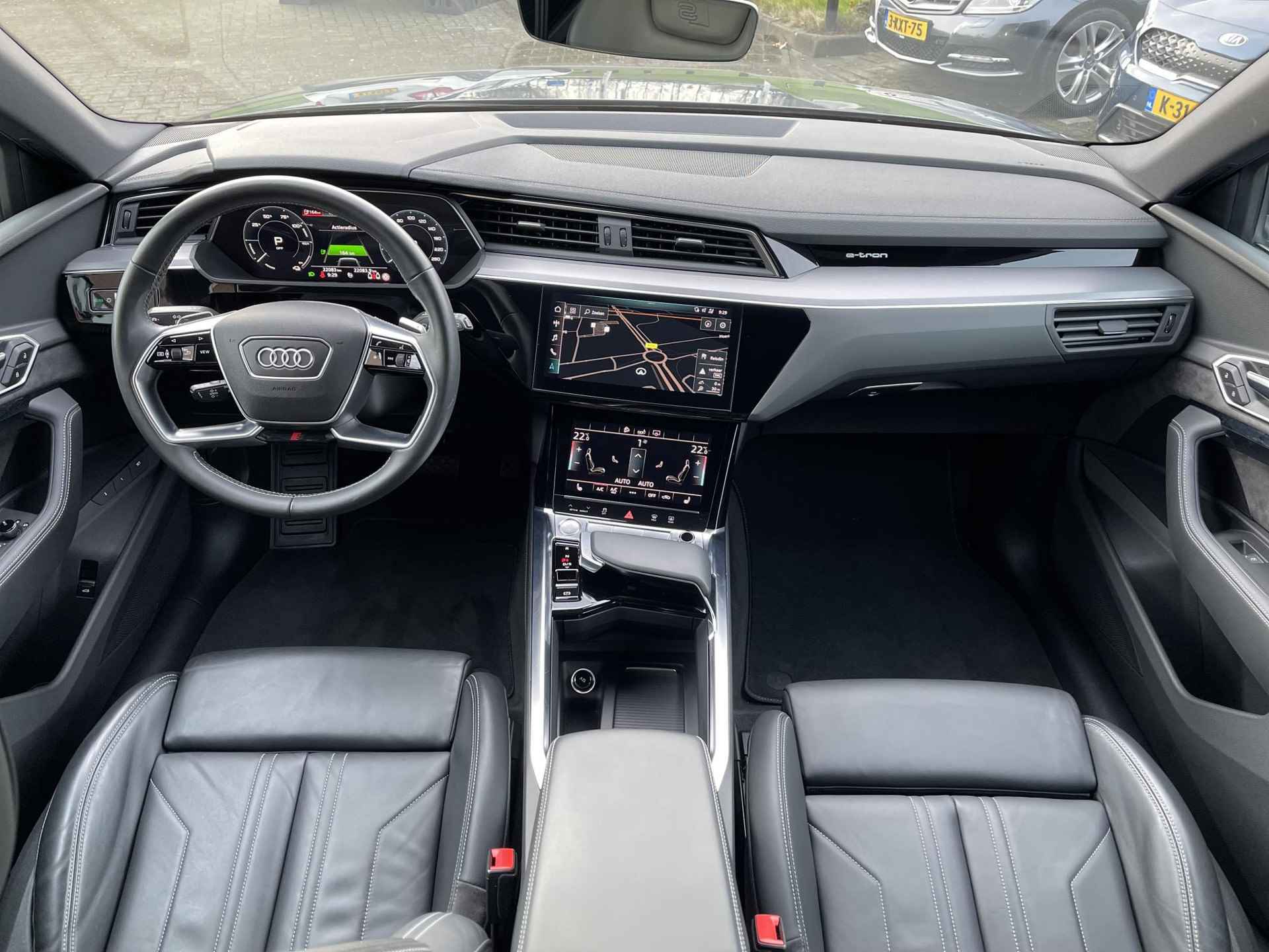 Audi e-tron e-tron 55 quattro advanced 95 kWh Tour Pack | Adapt. Cruise Control | Vol-Leder | Geheugenstoel | Stoelverwarming | Camera | Sportstoelen | Rijklaarprijs! - 13/28