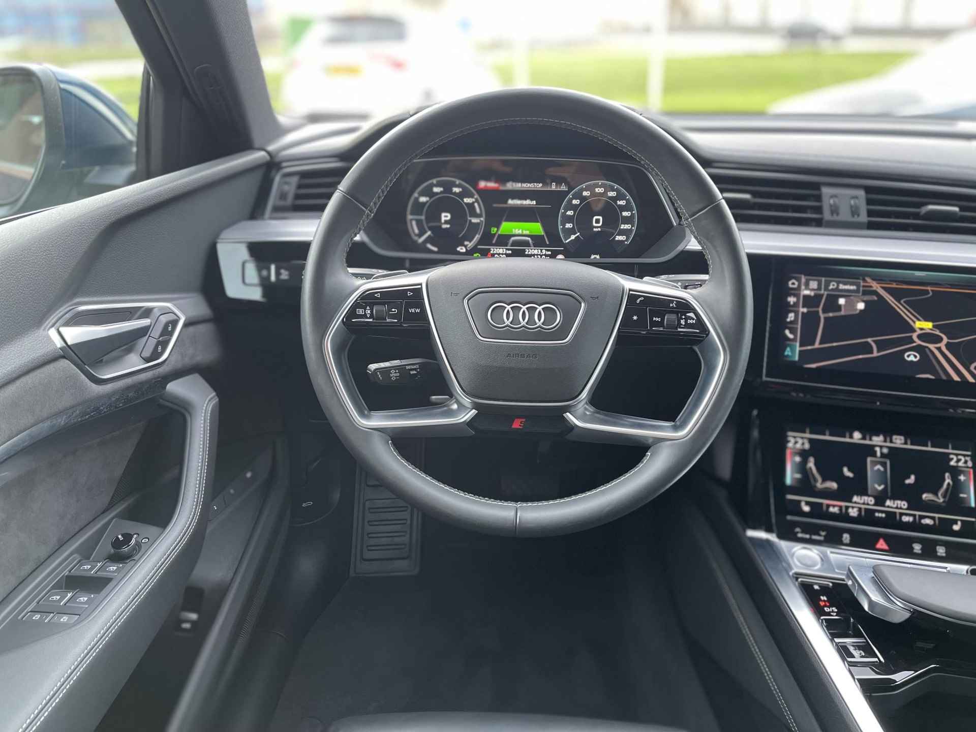 Audi e-tron e-tron 55 quattro advanced 95 kWh Tour Pack | Adapt. Cruise Control | Vol-Leder | Geheugenstoel | Stoelverwarming | Camera | Sportstoelen | Rijklaarprijs! - 14/28