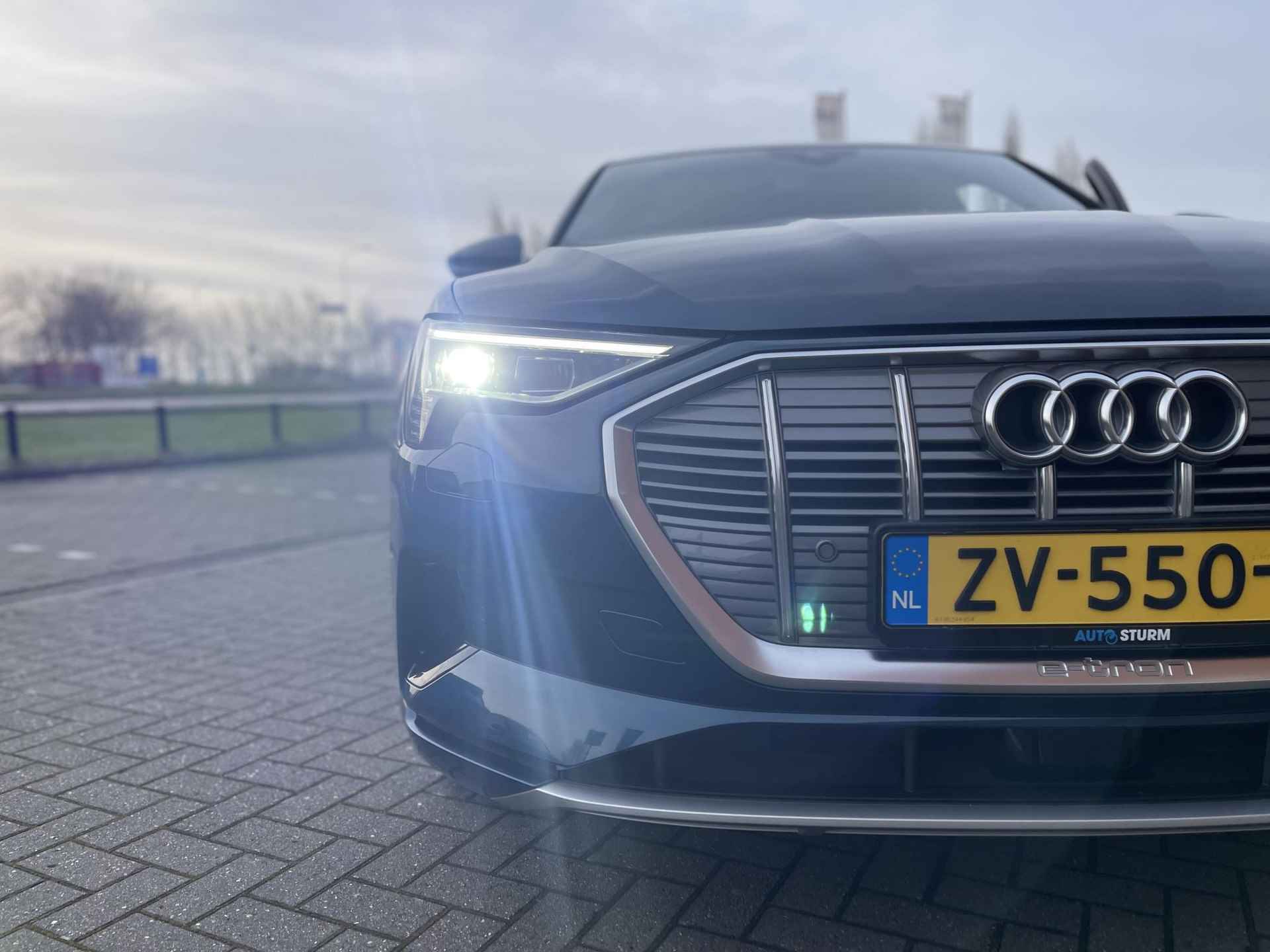 Audi e-tron e-tron 55 quattro advanced 95 kWh Tour Pack | Adapt. Cruise Control | Vol-Leder | Geheugenstoel | Stoelverwarming | Camera | Sportstoelen | Rijklaarprijs! - 20/28