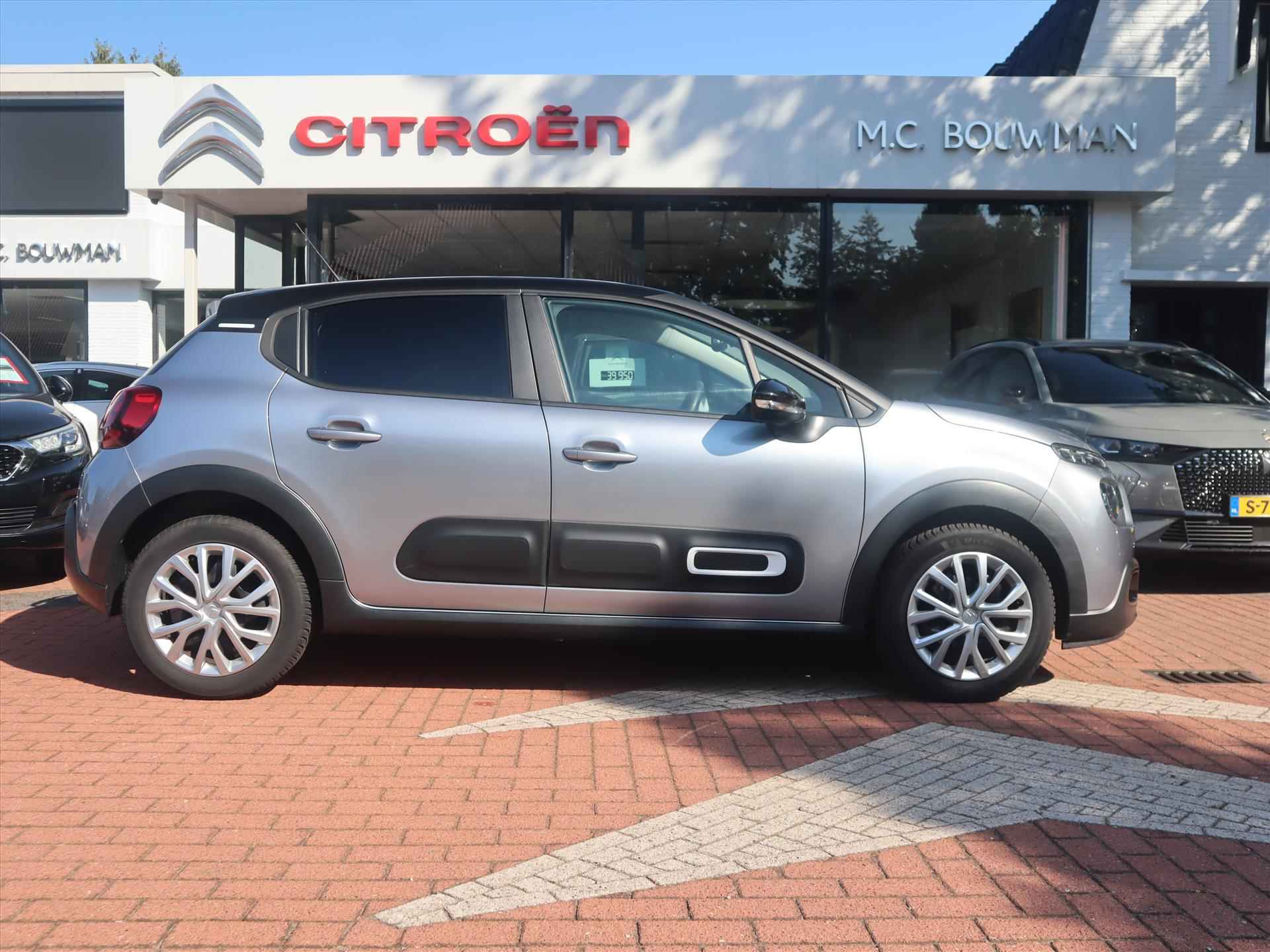 CITROEN C3 PureTech 83PK S&S Feel, Rijklaarprijs | Navigatie | Parkeersensoren | Two Tone | LED | DAB+ - 3/59