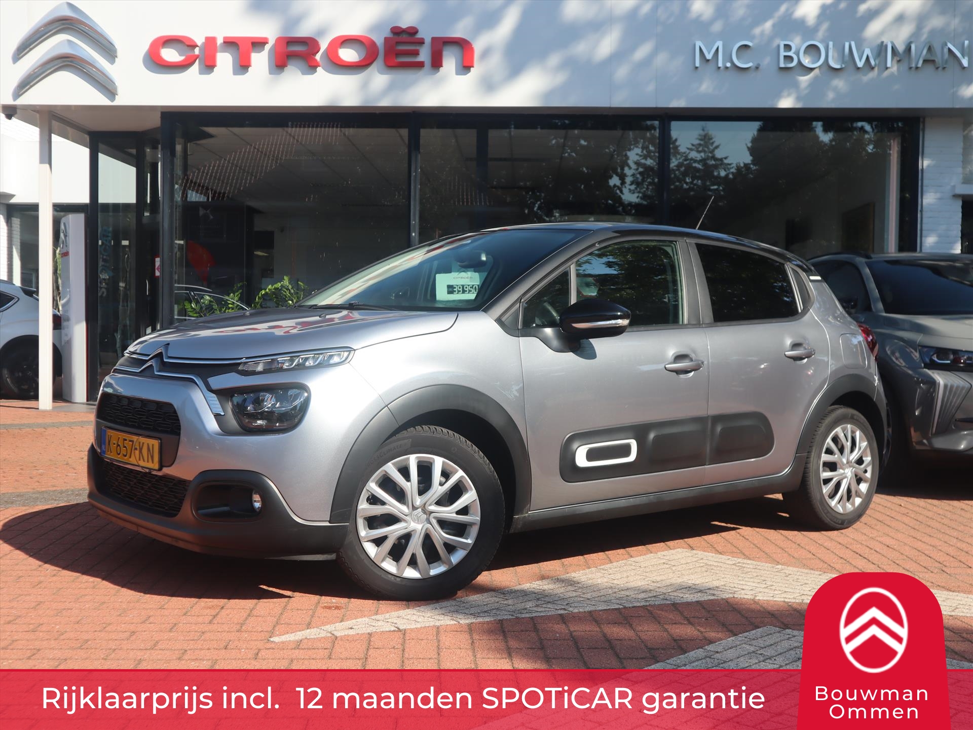 CITROEN C3 PureTech 83PK S&S Feel, Rijklaarprijs | Navigatie | Parkeersensoren | Two Tone | LED | DAB+