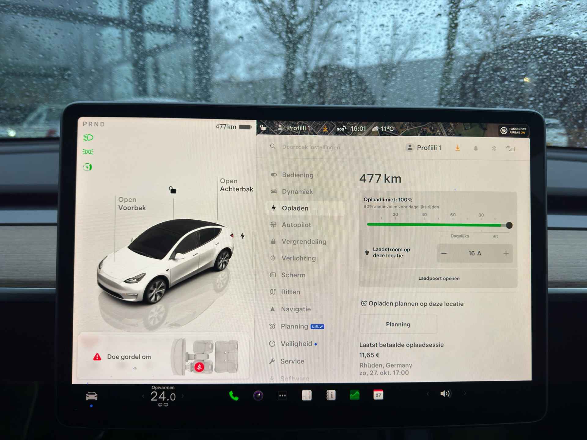 Tesla Model Y Long Range AWD 75 kWh | TESLA GARANTIE T/M 8-2026 | RIJKLAARPRIJS - 26/37