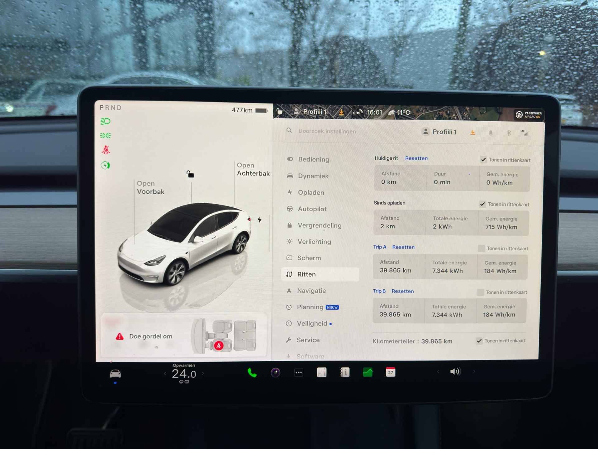 Tesla Model Y Long Range AWD 75 kWh | TESLA GARANTIE T/M 8-2026 | RIJKLAARPRIJS - 30/37