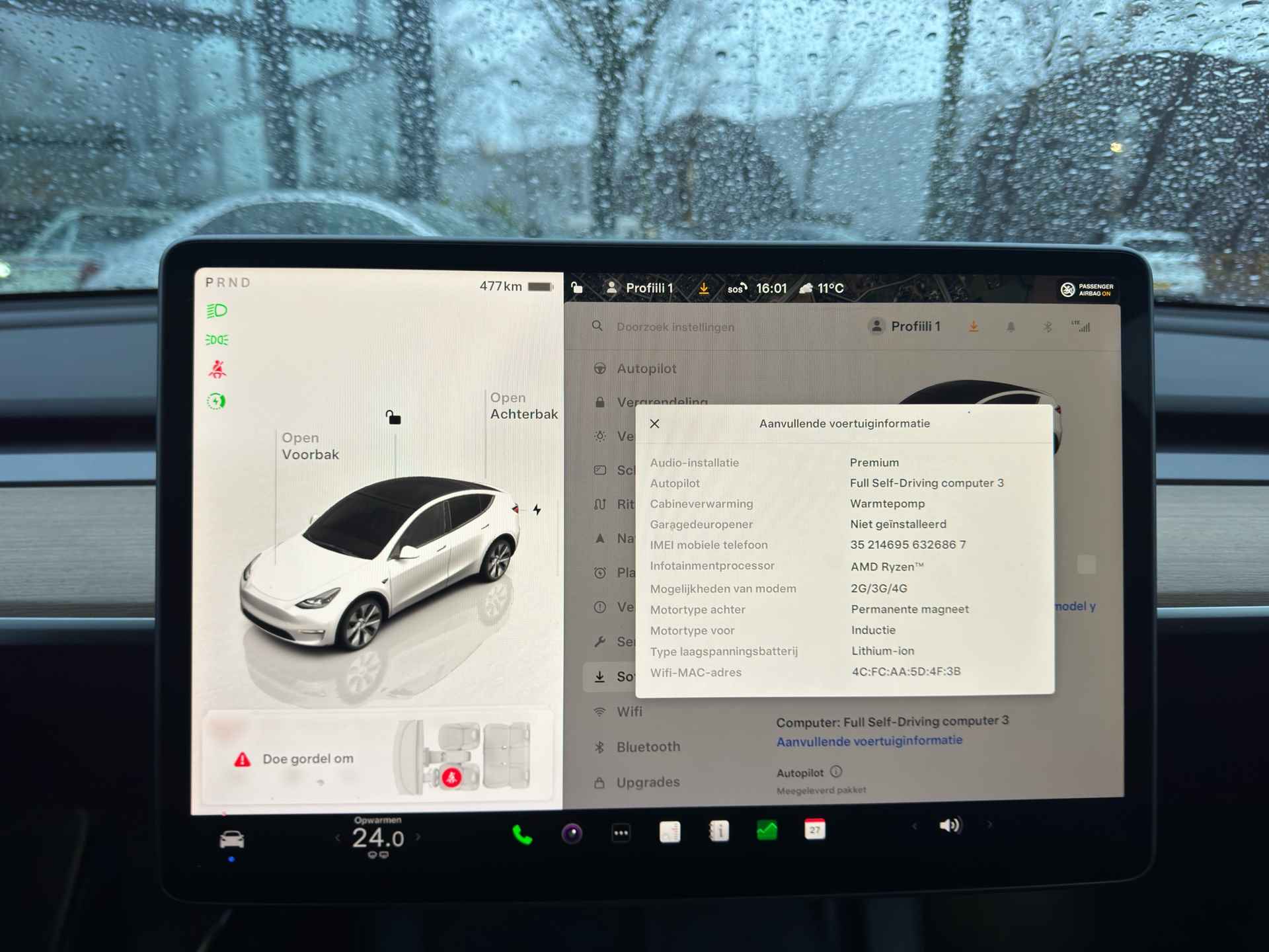 Tesla Model Y Long Range AWD 75 kWh | TESLA GARANTIE T/M 8-2026 | RIJKLAARPRIJS - 32/37