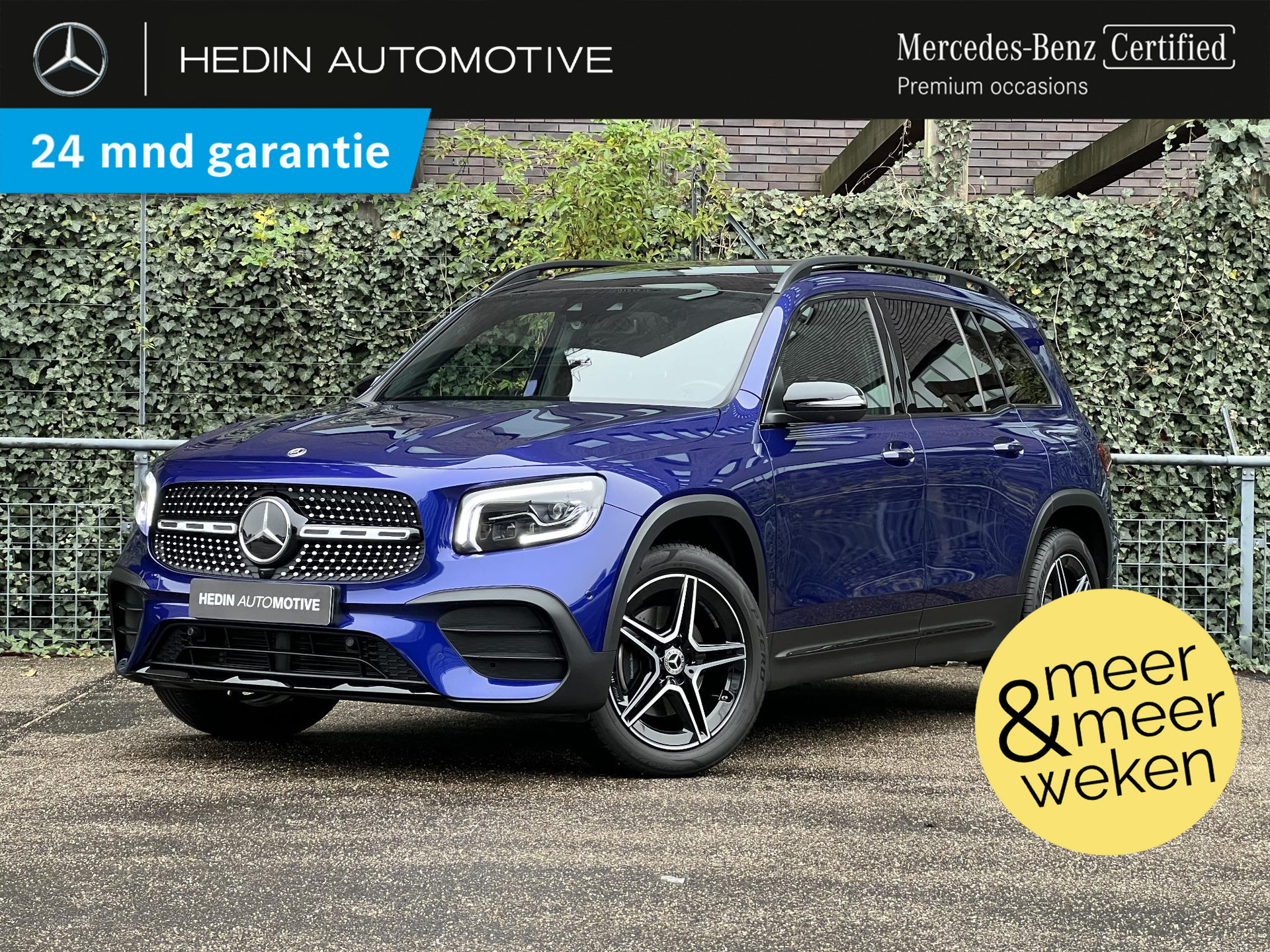 Mercedes-Benz GLB GLB 180 Automaat AMG Line | Premium Plus Pakket | Nightpakket | Distronic | Panoramadak | Multibeam LED | Head-Up | Keyless-Go | Sfeerverlichting