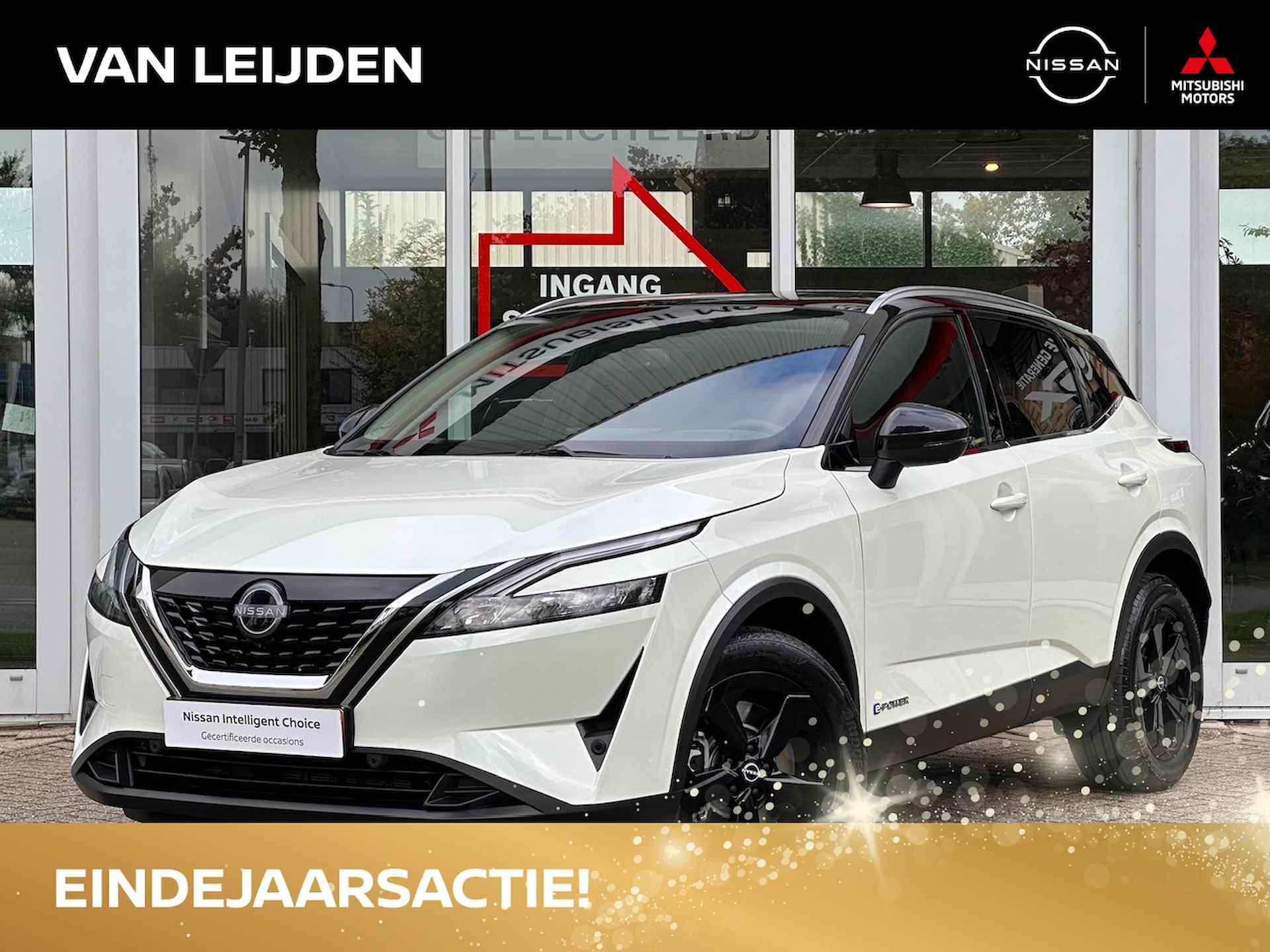 NISSAN Qashqai E-power 190pk Black Edition | Navigatie | Cold Pack | Panoramadak | App Connect | Keyless - 1/37