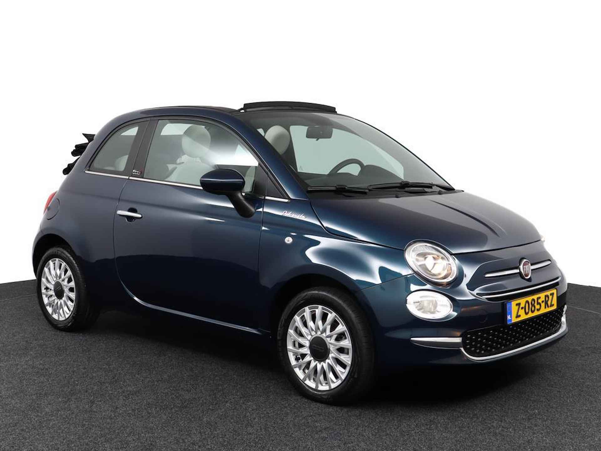 Fiat 500 C 1.0 Hybrid CABRIO Dolcevita | Elektrisch dak | Lederen bekleding | U-Connect Apple Carplay / Android auto NAVI | Climate Control | Cruise Control - 3/58