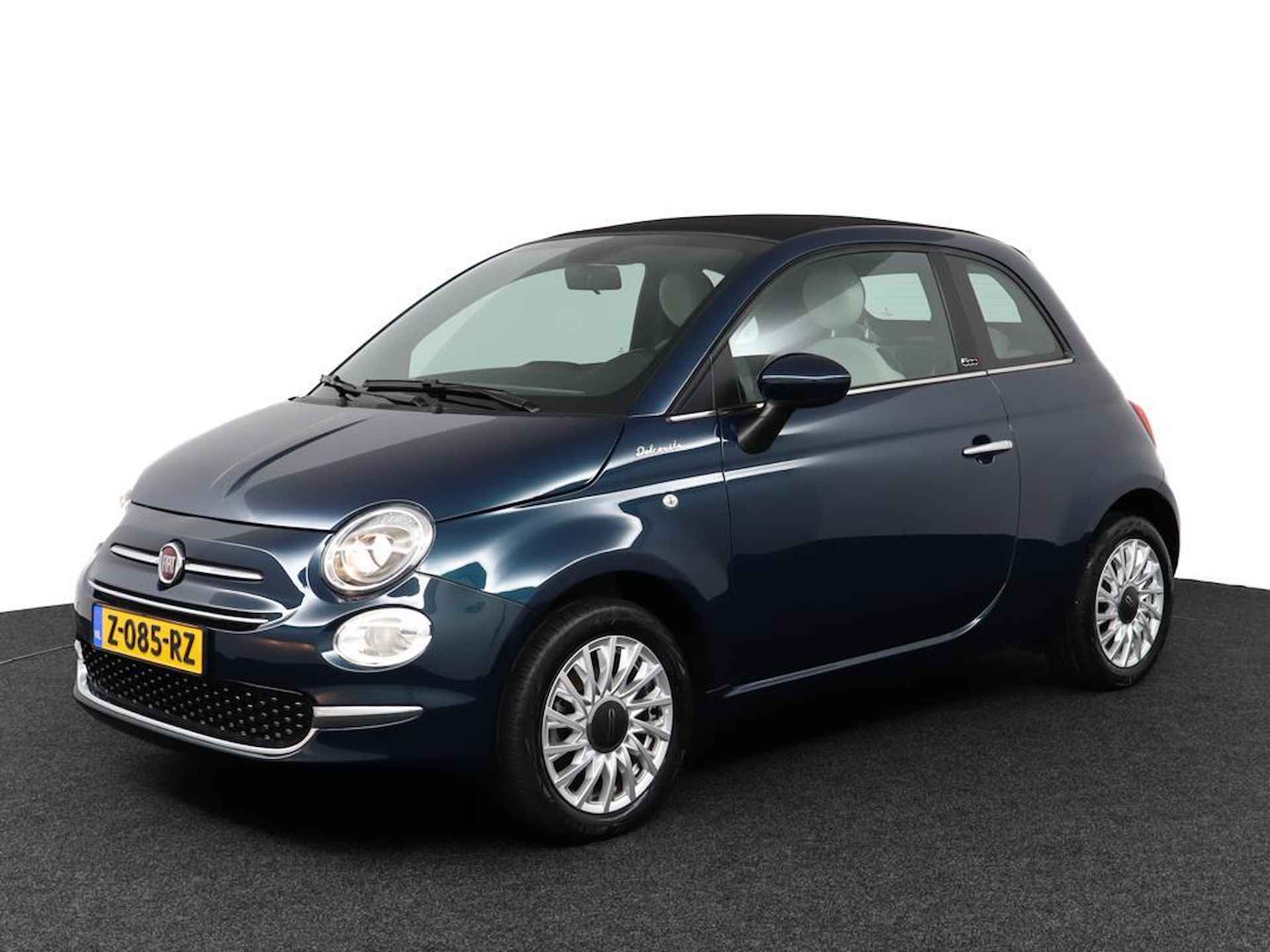 Fiat 500 C 1.0 Hybrid CABRIO Dolcevita | Elektrisch dak | Lederen bekleding | U-Connect Apple Carplay / Android auto NAVI | Climate Control | Cruise Control - 7/58