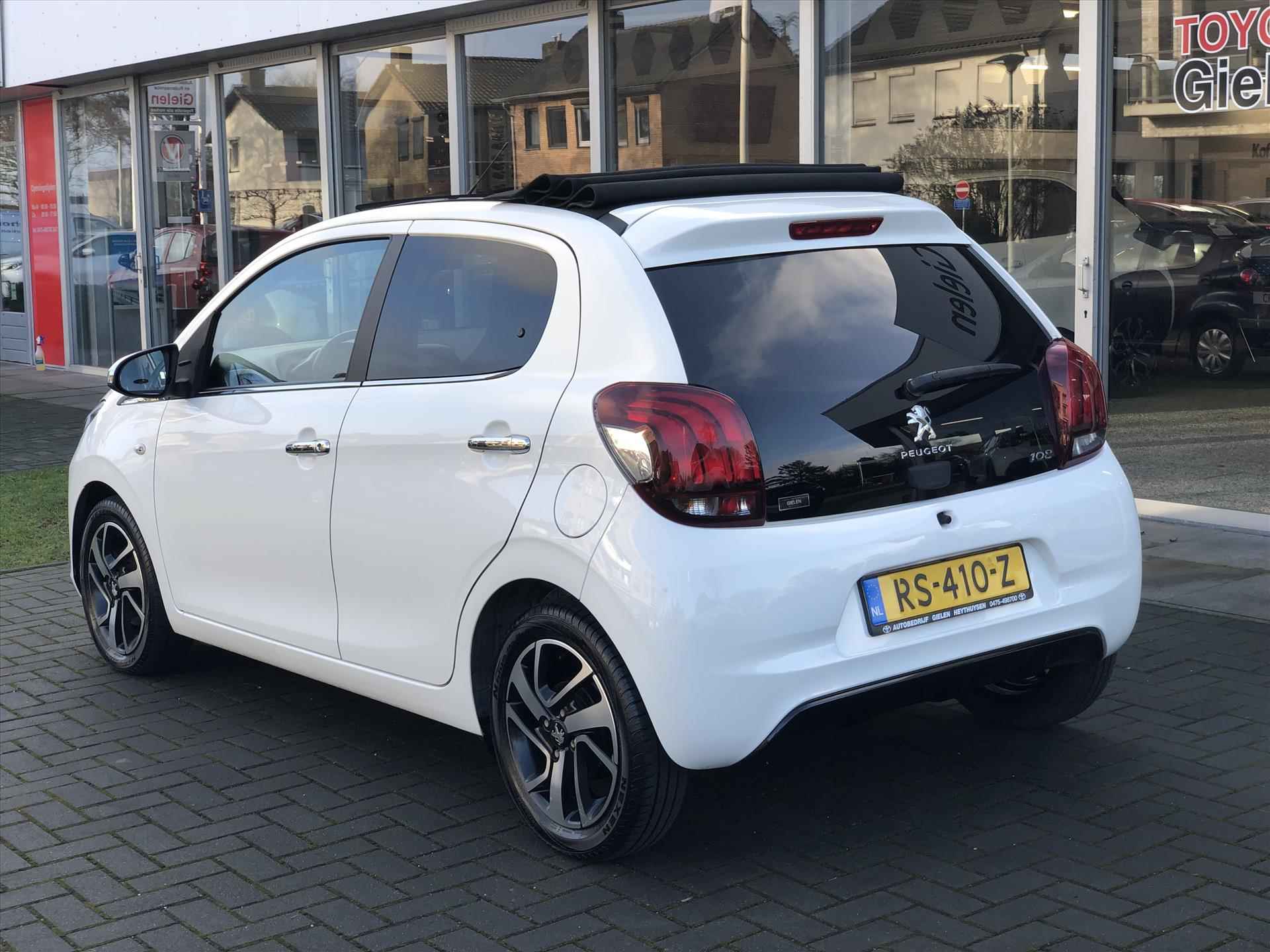 Peugeot 108 1.0 e-VTi  Allure TOP! Cabrio | Open dak, Lichtmetalen velgen, Privacy Glass, Airco, Stuurbediening, In hoogte verstelbare stoel - 3/31