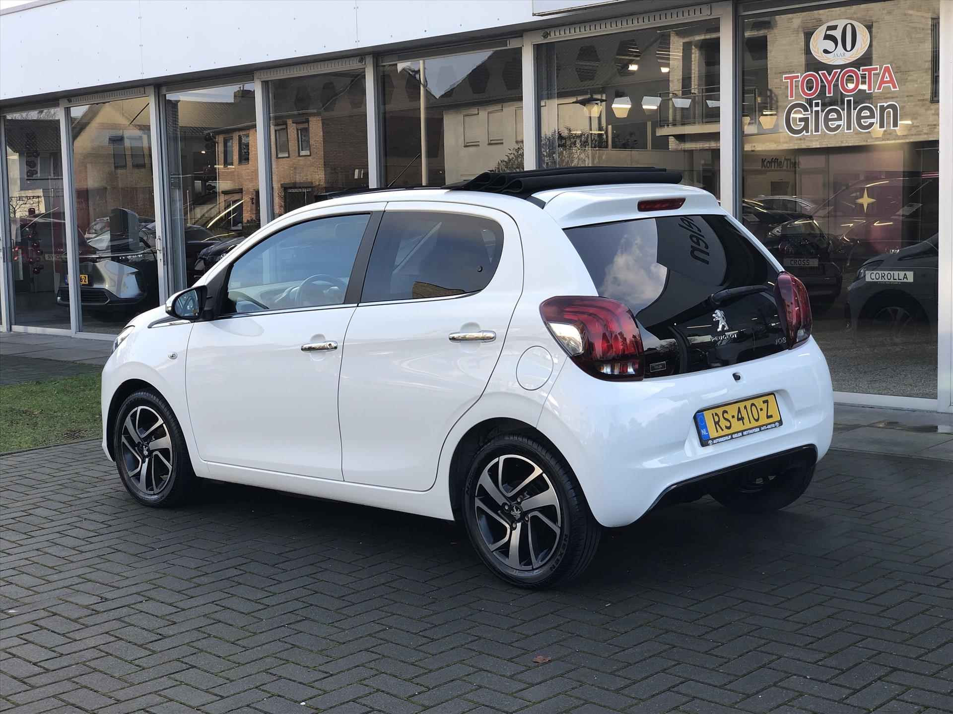 Peugeot 108 1.0 e-VTi  Allure TOP! Cabrio | Open dak, Lichtmetalen velgen, Privacy Glass, Airco, Stuurbediening, In hoogte verstelbare stoel - 6/31