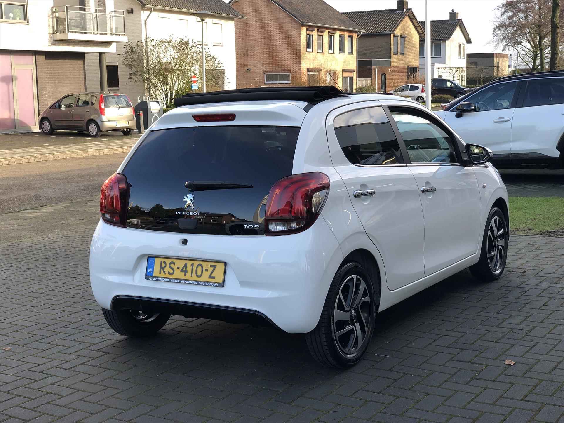 Peugeot 108 1.0 e-VTi  Allure TOP! Cabrio | Open dak, Lichtmetalen velgen, Privacy Glass, Airco, Stuurbediening, In hoogte verstelbare stoel - 9/31