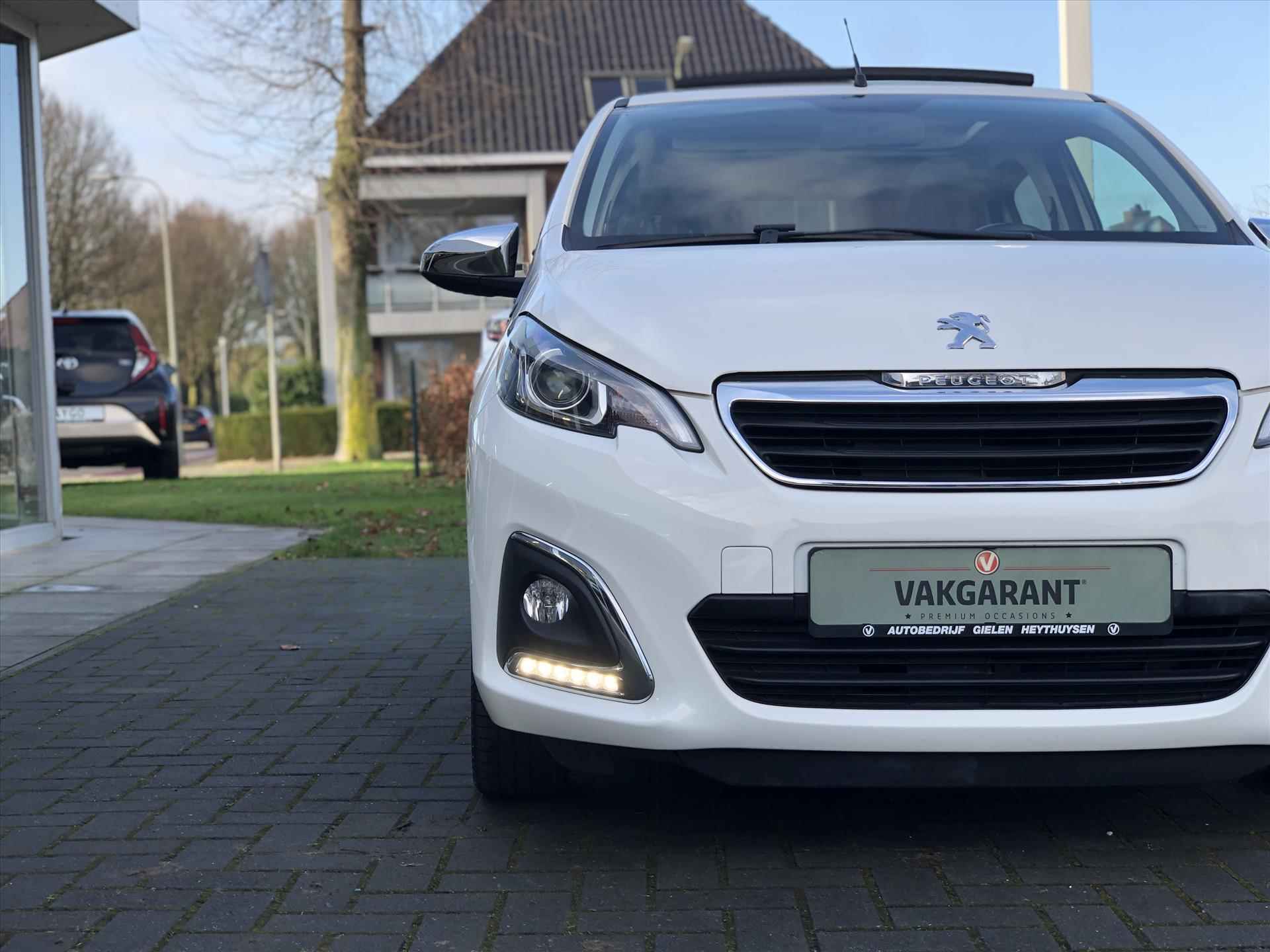 Peugeot 108 1.0 e-VTi  Allure TOP! Cabrio | Open dak, Lichtmetalen velgen, Privacy Glass, Airco, Stuurbediening, In hoogte verstelbare stoel - 10/31