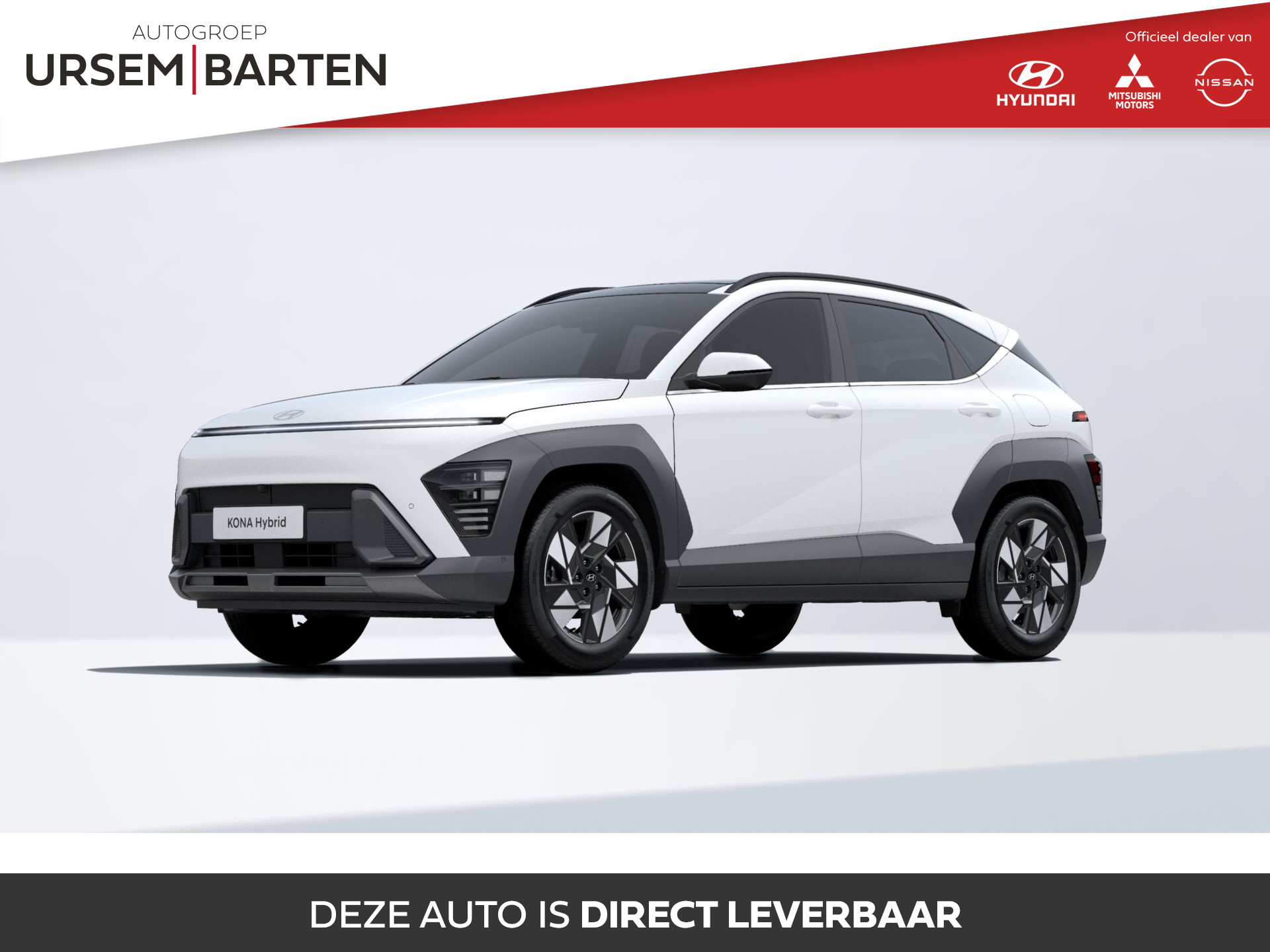 Hyundai KONA 1.6 GDI HEV Premium Sky Atlas White