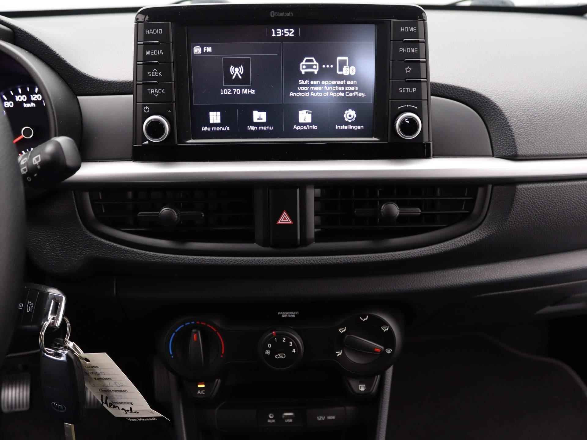 Kia Picanto 1.0 MPi ComfortPlusLine | Apple Carplay | Camera | Airco | - 12/44