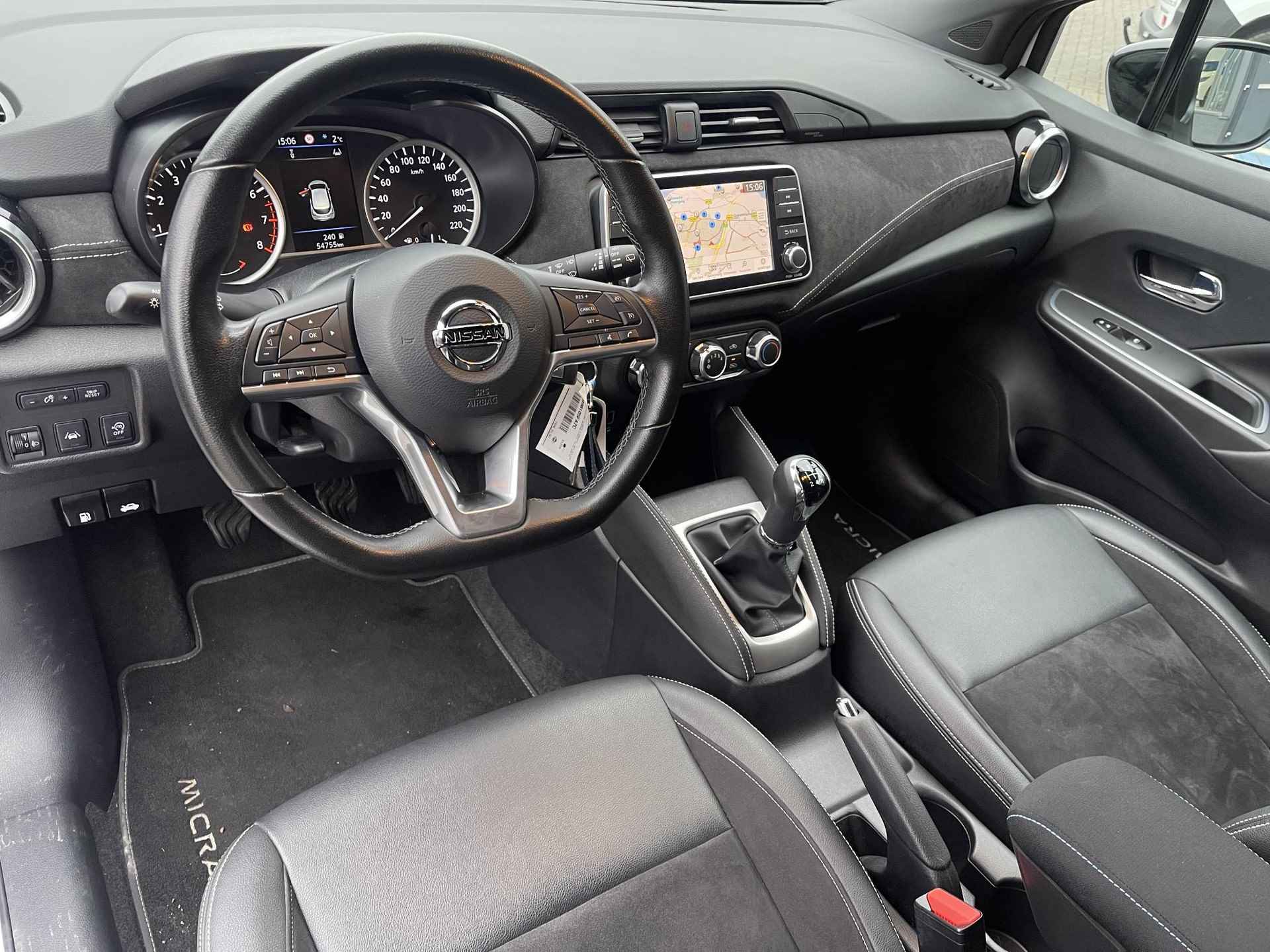 Nissan Micra 1.0 IG-T 92 N-Sport Connect Pack | Navigatie | Apple Carplay/Android Auto | BOSE Audio | Leder/Alcantara | LED Koplampen | 17'' Velgen | Rijklaarprijs! - 10/25