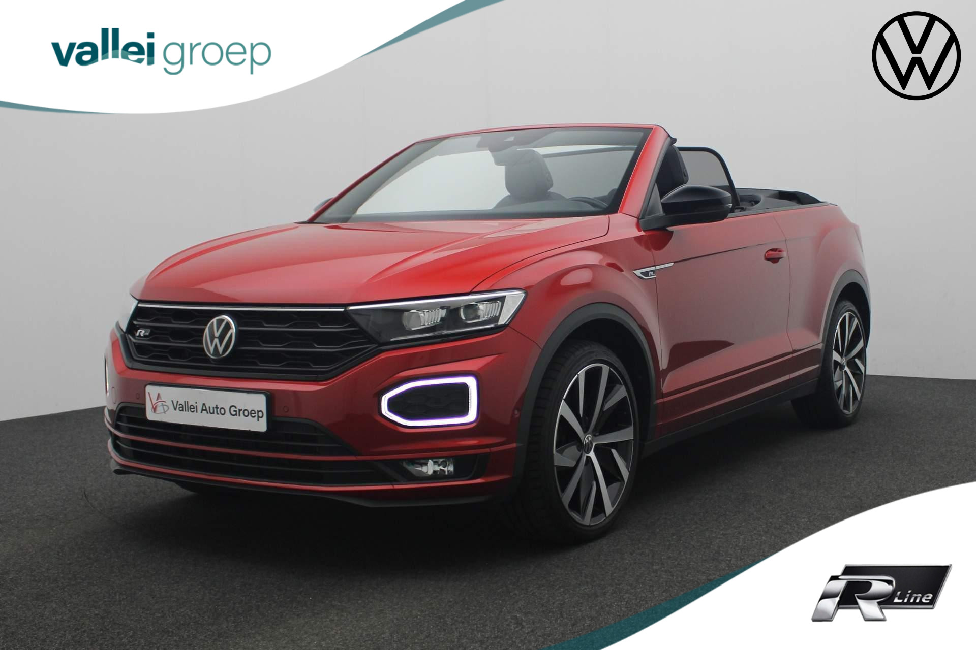 Volkswagen T-Roc Cabrio 1.5 TSI 150PK DSG R-Line Black Style | Leer | Trekhaak | Navi | 19 inch | BEATS | Camera | Keyless