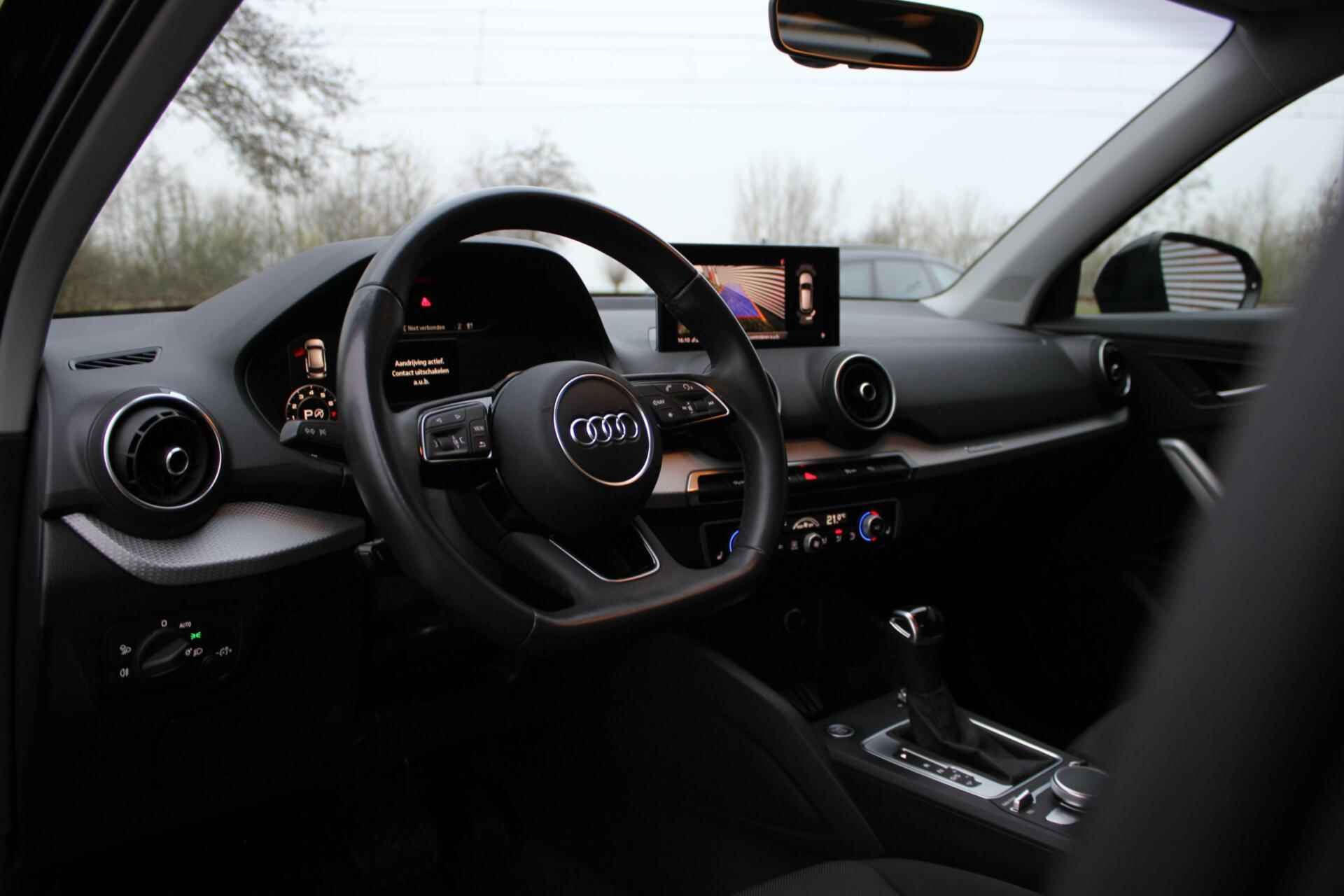 Audi Q2 35 TFSI Advanced edition // Black Optic - Camera - LED - Virtual Cockpit - Sportstuur - Navi. - Inclusief 12 mnd. Garantie - 9/29