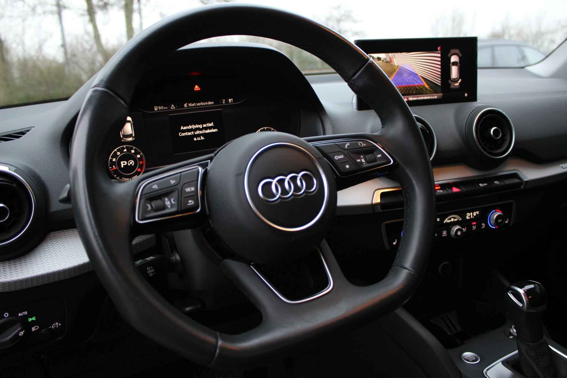 Audi Q2 35 TFSI Advanced edition // Black Optic - Camera - LED - Virtual Cockpit - Sportstuur - Navi. - Inclusief 12 mnd. Garantie - 16/29