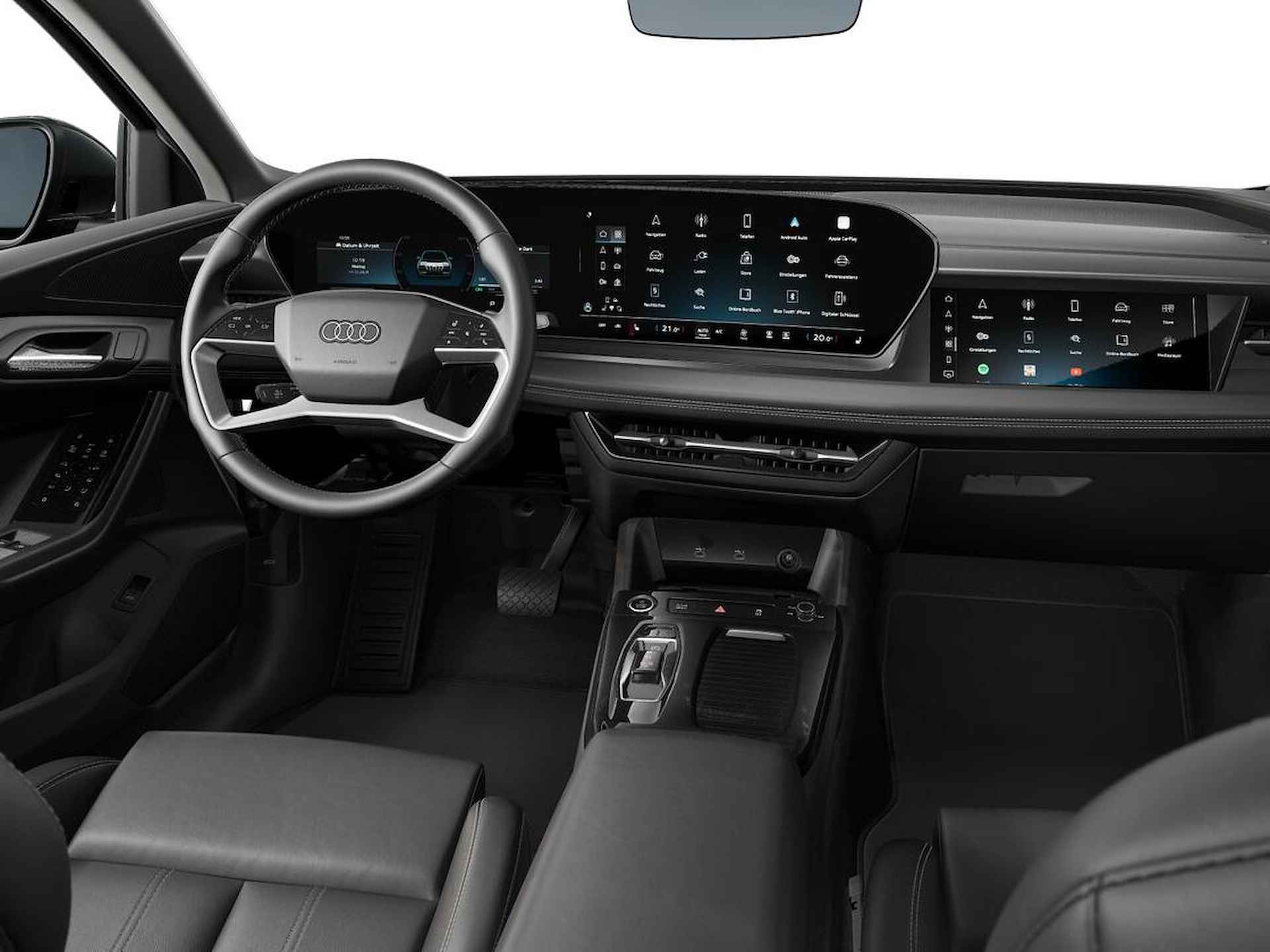 Audi Q6 e-tron Sportback Advanced edition e-tron 252 PK · Tech pro · Sportstoelen leder · Privacy glas - 3/8