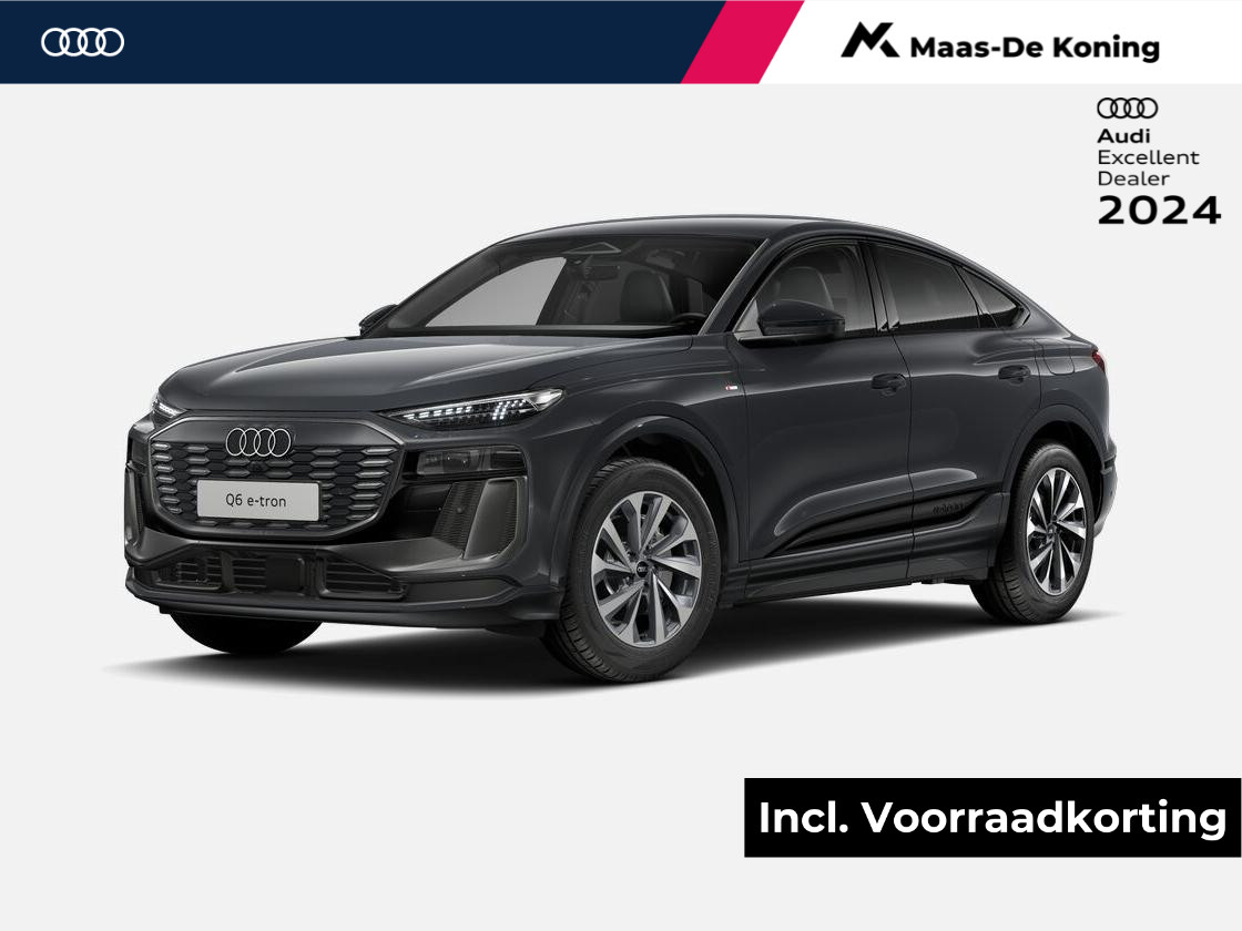 Audi Q6 e-tron Sportback Advanced edition e-tron 252 PK · Tech pro · Sportstoelen leder · Privacy glas