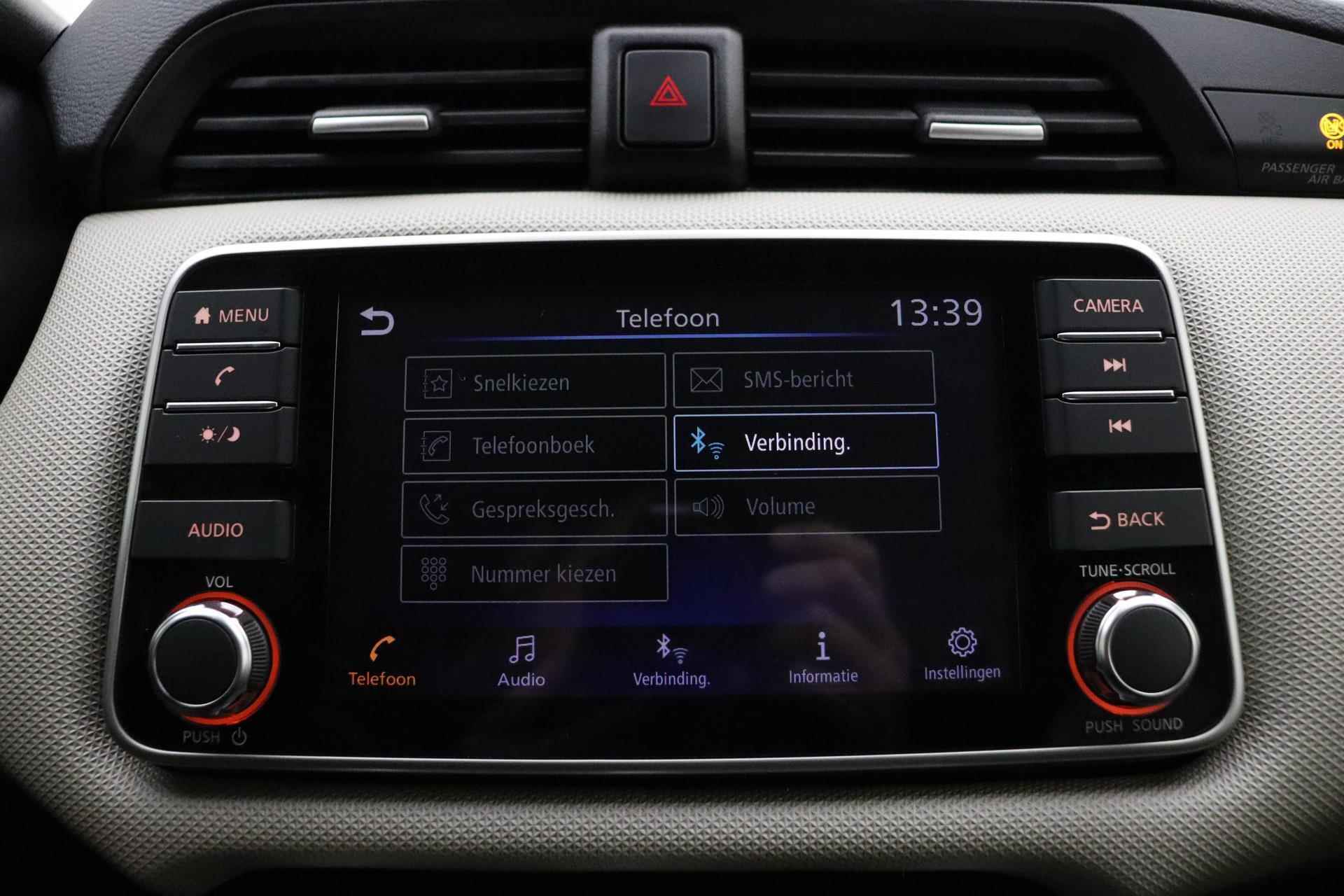 Nissan Micra 1.0 IG-T N-Connecta | Navigatie via Apple Carplay | Airco | Parkeersensoren | Cruise control | Getint glas | Lichtmetalen velgen - 24/32