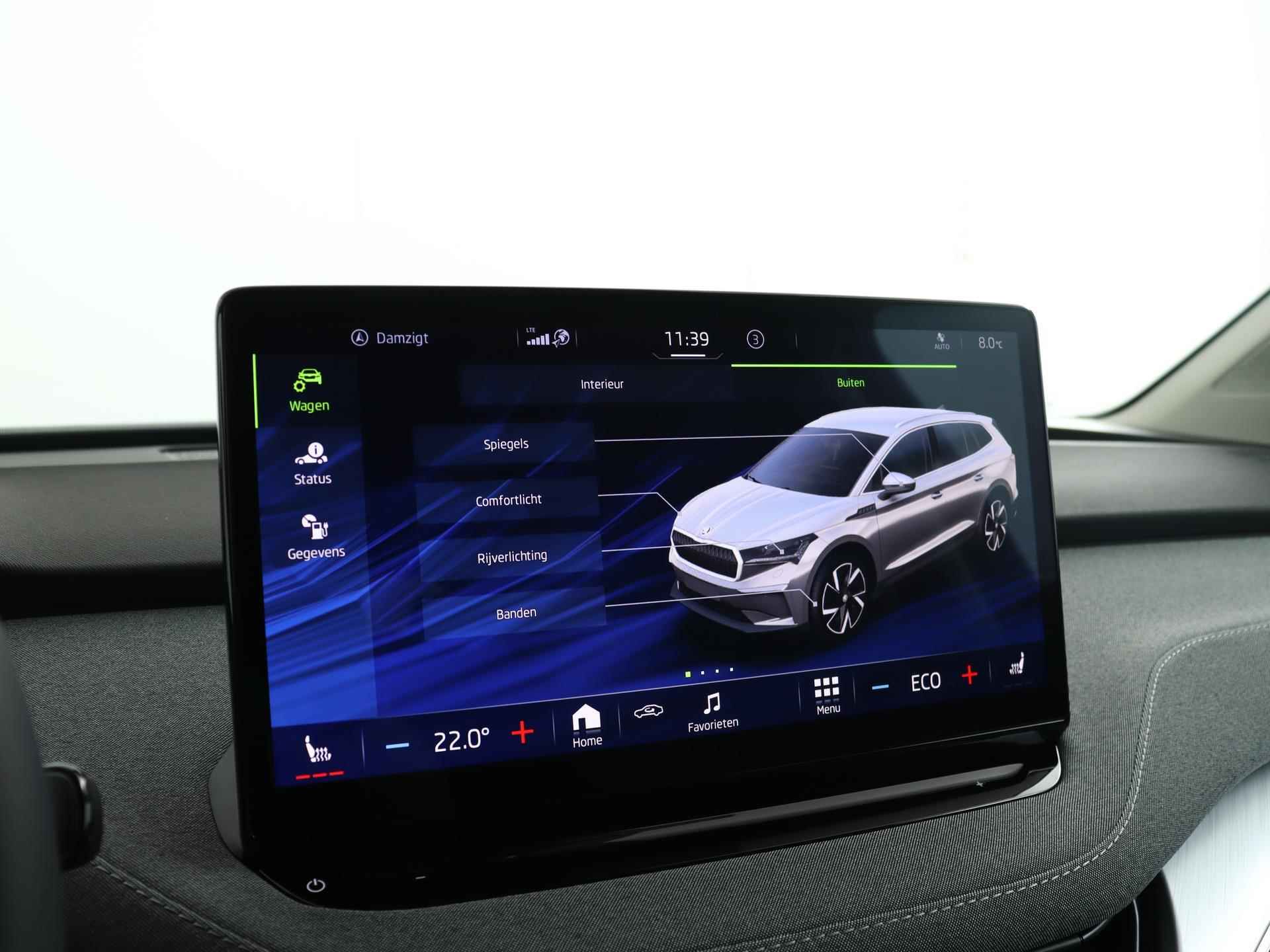 Skoda Enyaq iV 80 Limited Edition Plus 204 PK | Apple CarPlay | Trekhaak | Warmtepomp | 21" LMV | Winter Pakket | - 40/56