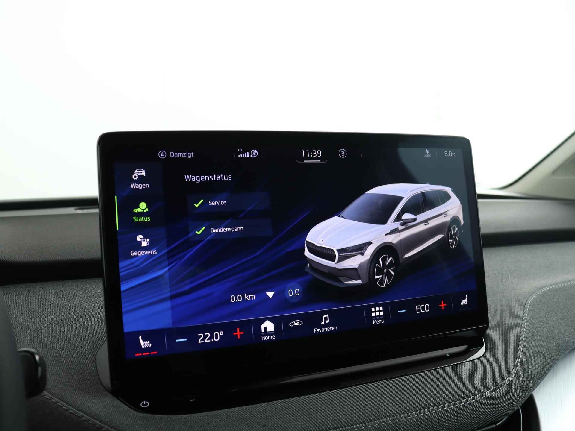 Skoda Enyaq iV 80 Limited Edition Plus 204 PK | Apple CarPlay | Trekhaak | Warmtepomp | 21" LMV | Winter Pakket | - 42/56