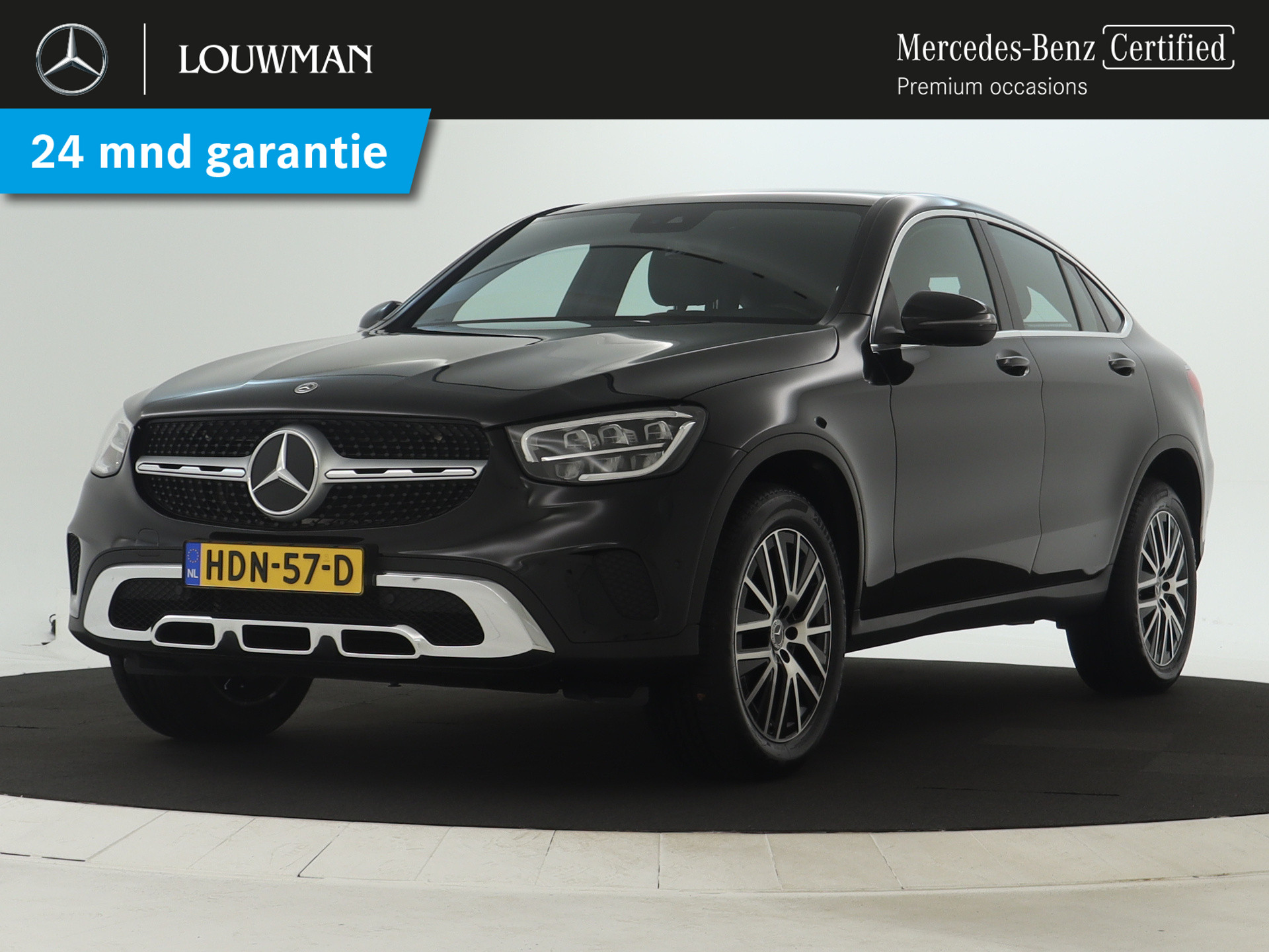 Mercedes-Benz GLC Coupé 300 e 4M Plug-In Hybride | Achteruitrijcamera | Trekhaak | Memory Stoelen | Leder | Distronic | Inclusief 24 maanden MB Certified garantie voor Europa.