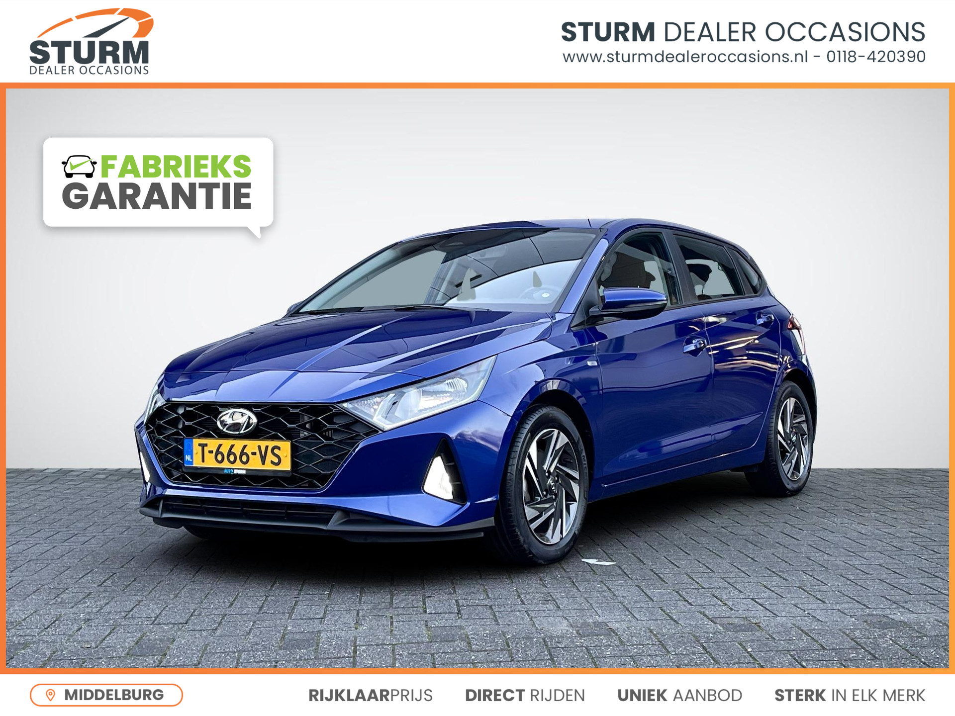 Hyundai i20 1.0 T-GDI Comfort Smart | Navigatie | Camera | Apple Carplay/Android Auto | Dodehoek | Airco | Cruise Control | Park. Sensor | Rijklaarprijs!