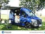 Mercedes-Benz Sprinter Leaf Campervan | Luifel | Douche | Zonnepanelen | Vast bed | Carplay/ Android Auto