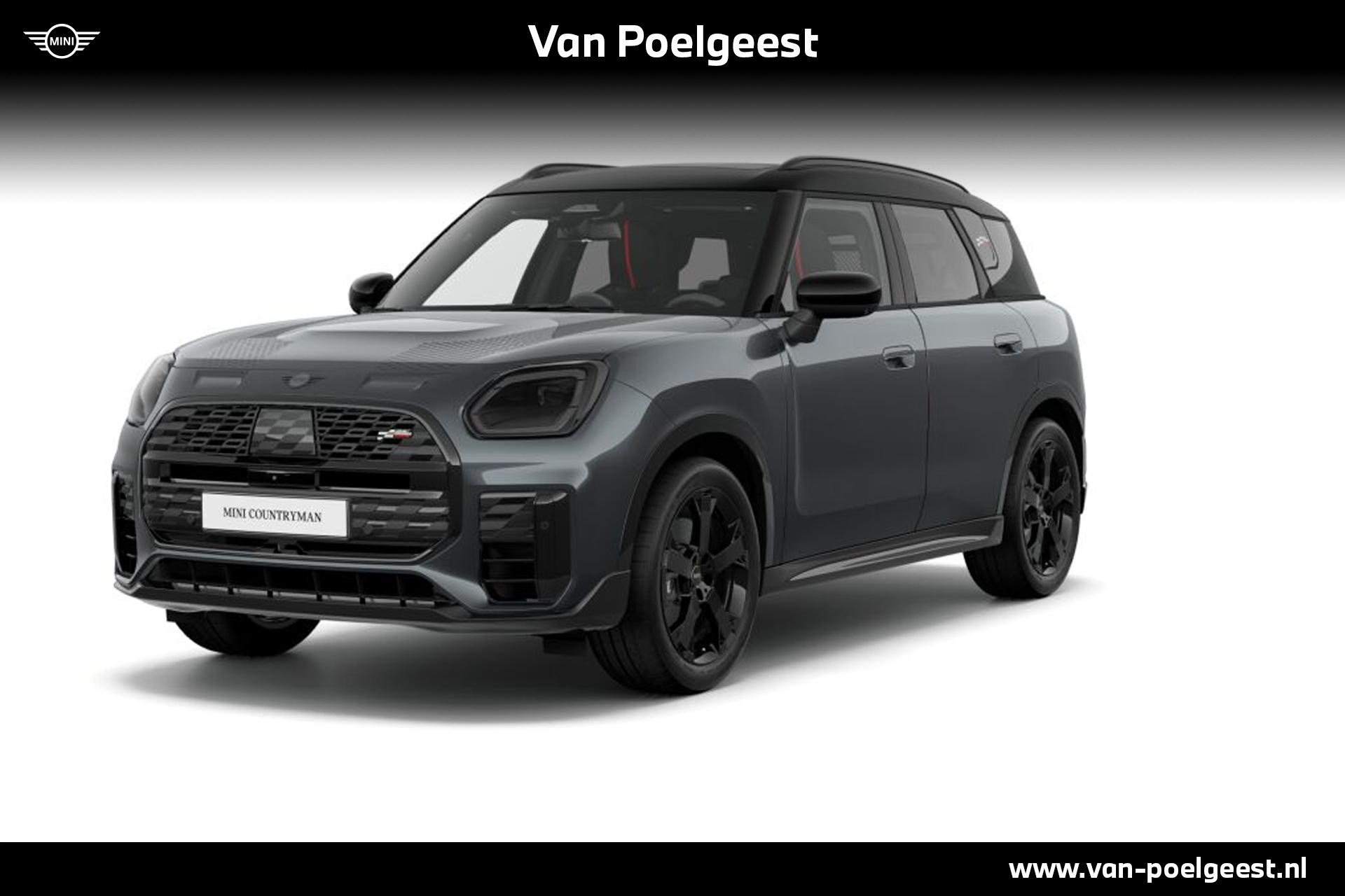 MINI Countryman 1.5 C John Cooper Works L | Pakket L | Dak en spiegelkappen in Jetblack