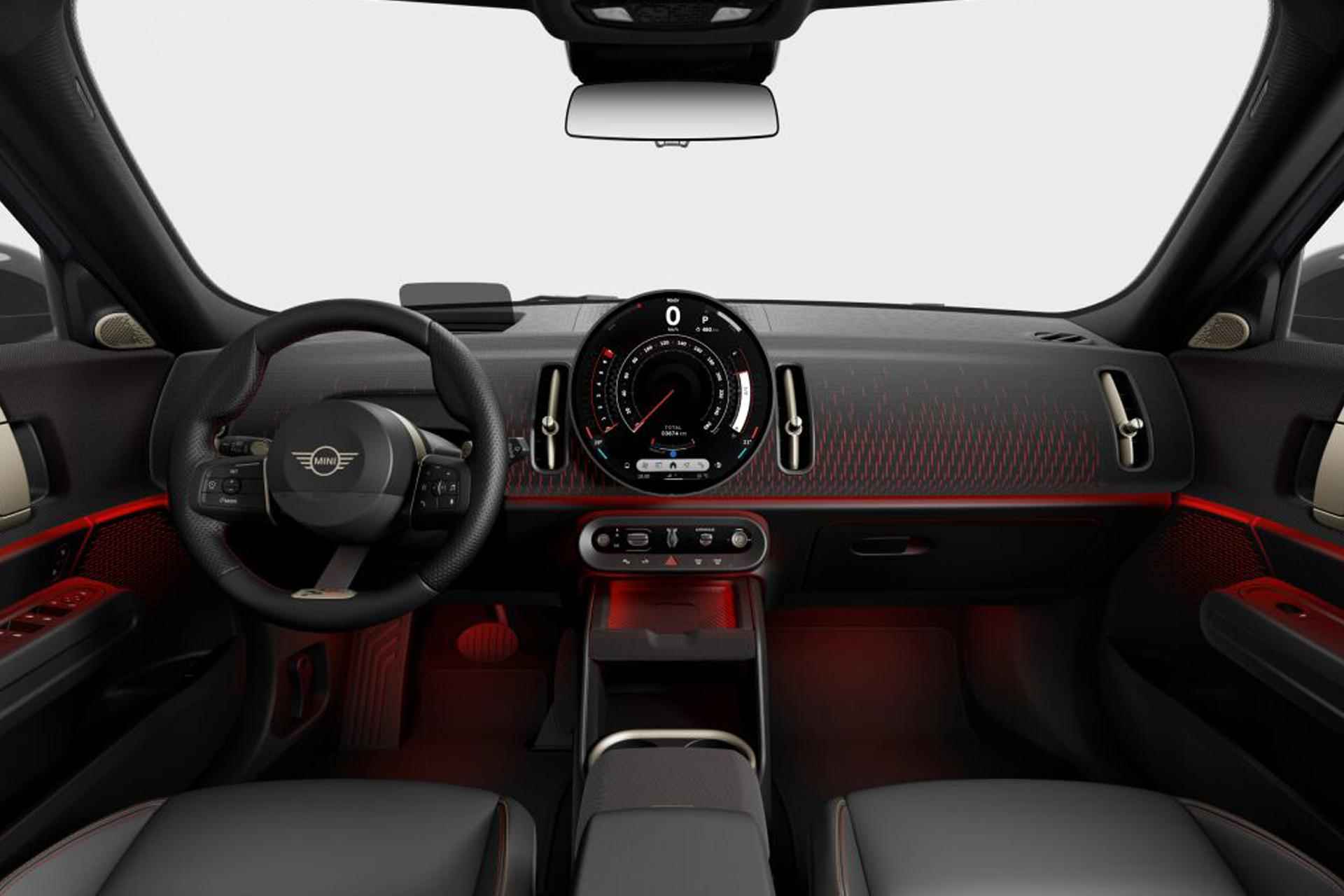 MINI Countryman 1.5 C John Cooper Works L | Pakket L | Dak en spiegelkappen in Jetblack - 3/6