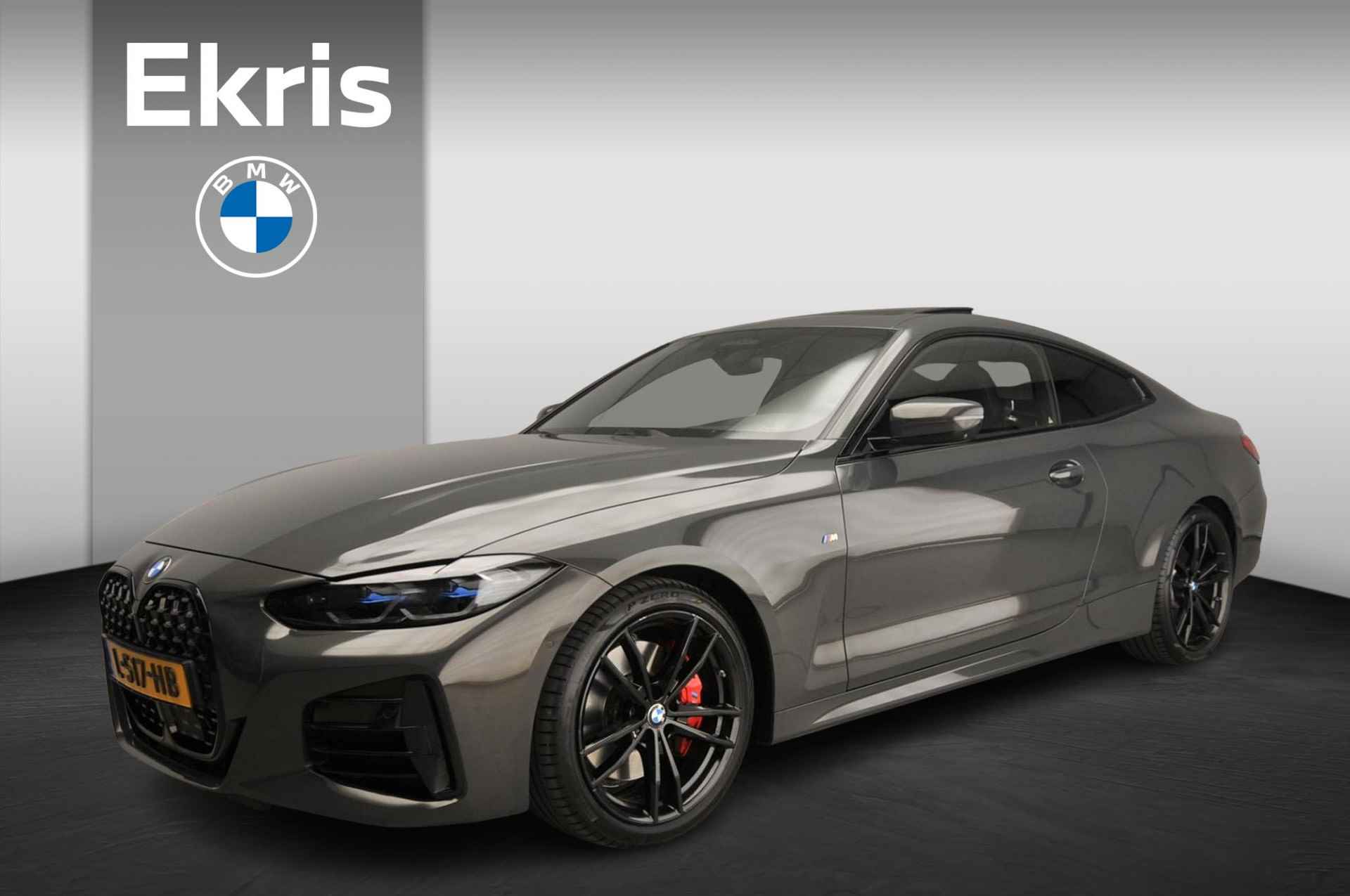 BMW 4 Serie Coupe M440i xDrive | M-Sportpakket | Laserlicht | Leder | HUD | Schuifdak | Elektr. zetels | Keyles go | DAB | Harman-kardon sound | Alu 19 inch - 1/42