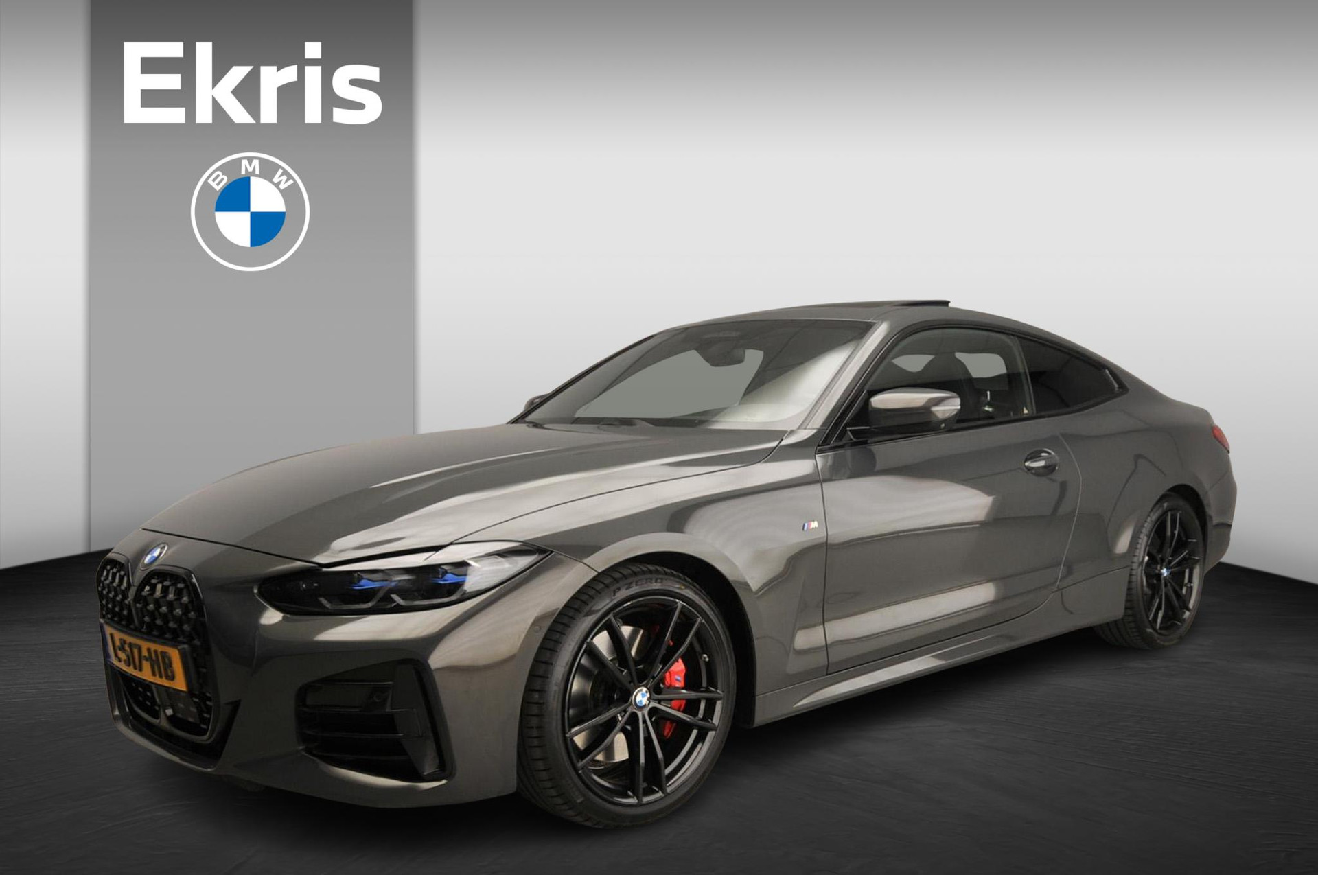 BMW 4 Serie Coupe M440i xDrive | M-Sportpakket | Laserlicht | Leder | HUD | Schuifdak | Elektr. zetels | Keyles go | DAB | Harman-kardon sound | Alu 19 inch