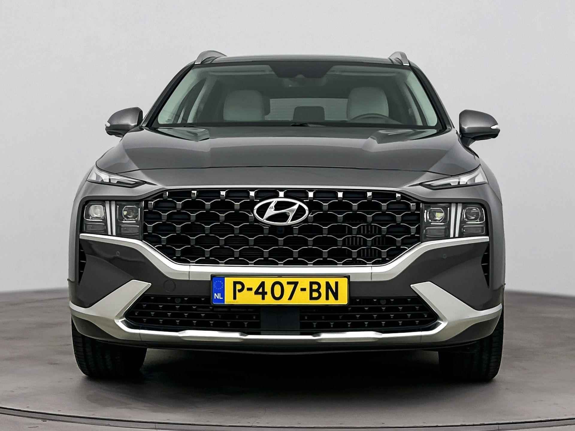 Hyundai Santa Fe 1.6 T-GDI HEV Premium Plus Sky | Panoramadak | Leer | Trekhaak | Trekgewicht 1650kg | Memory | 360 Camera | El. bed. achterklep | - 5/31