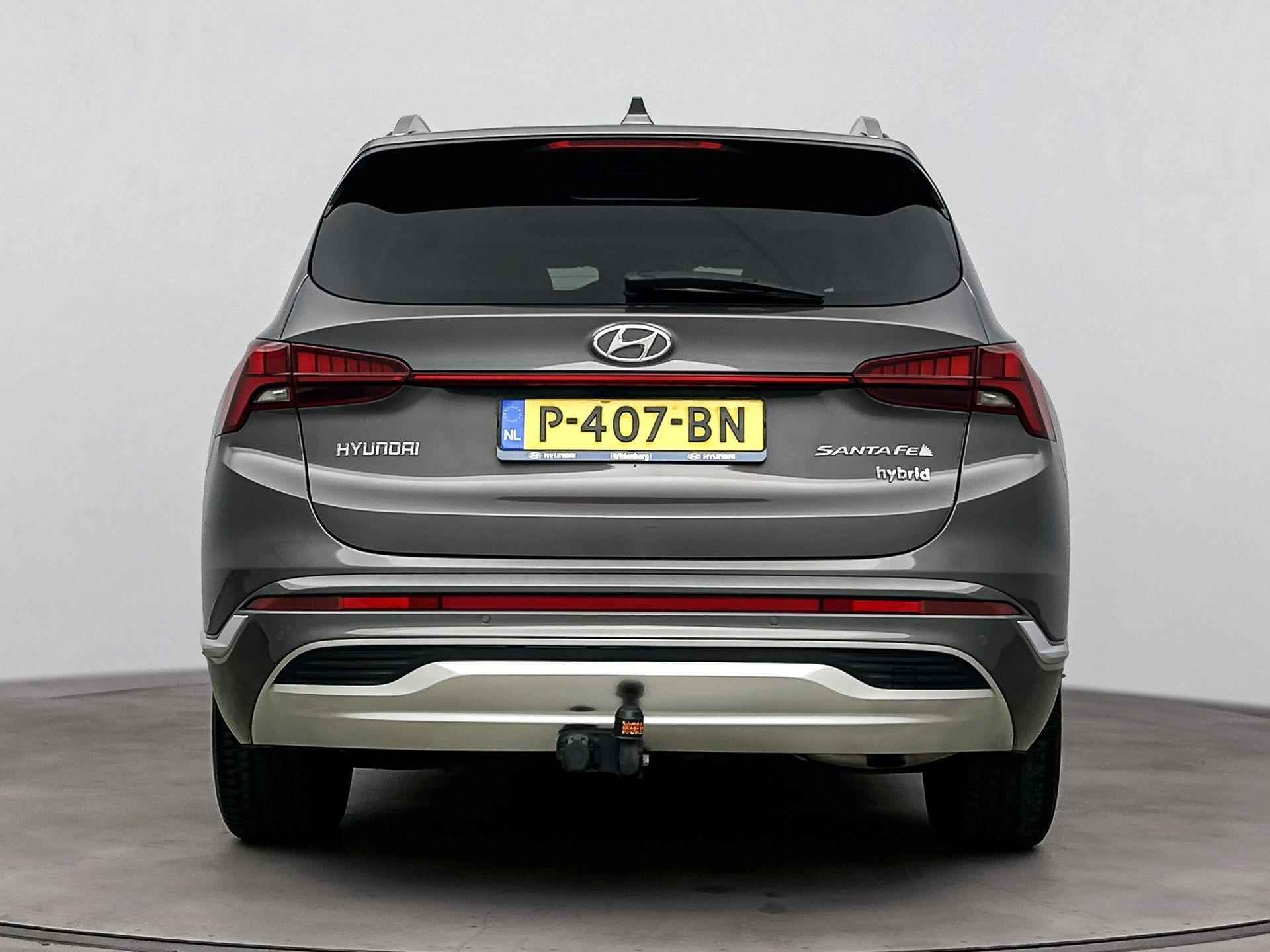 Hyundai Santa Fe 1.6 T-GDI HEV Premium Plus Sky | Panoramadak | Leer | Trekhaak | Trekgewicht 1650kg | Memory | 360 Camera | El. bed. achterklep | - 6/31