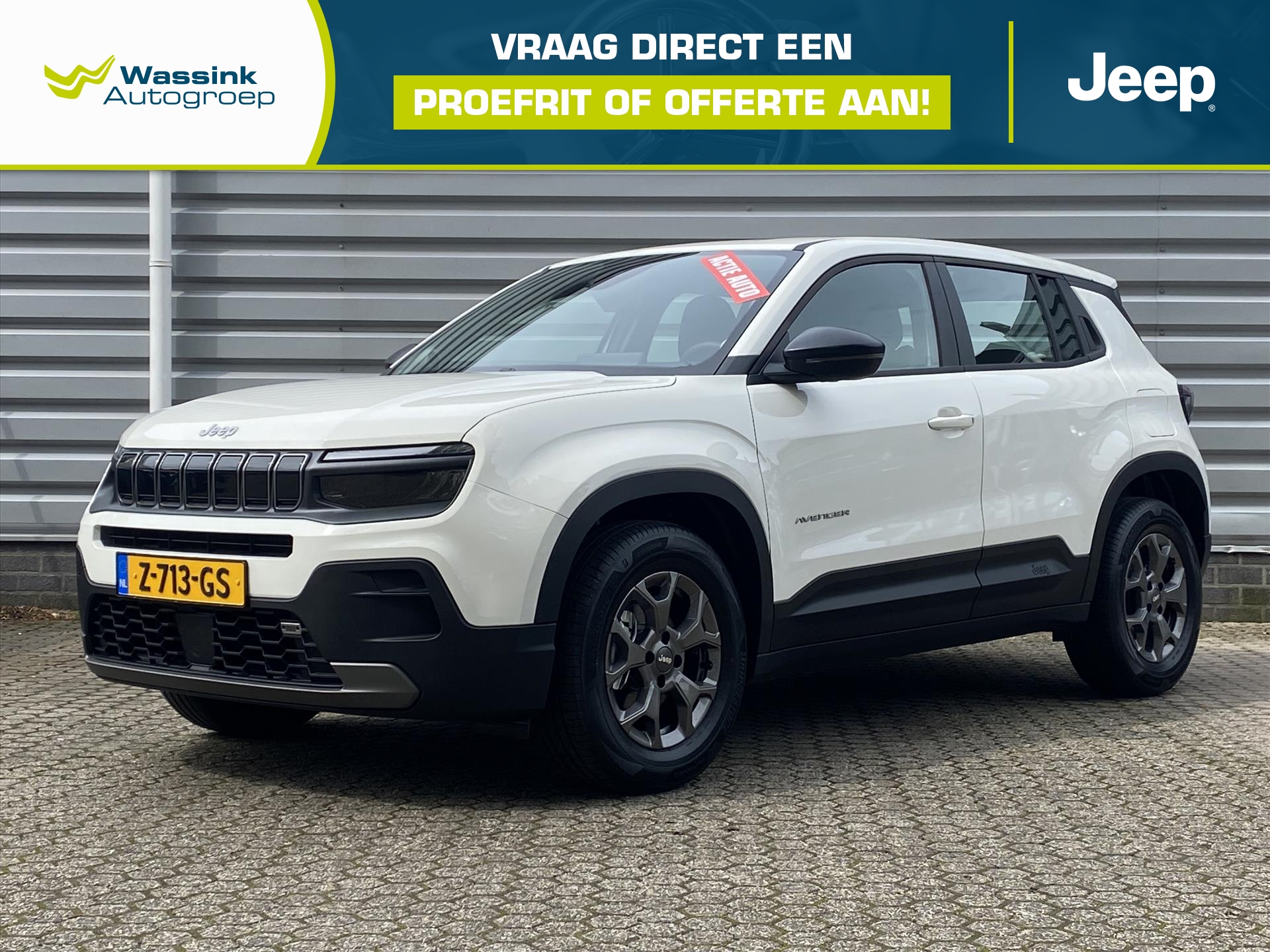 Jeep Avenger 1.2T 100pk Longitude | Carplay | Navigatie | Climate Control |