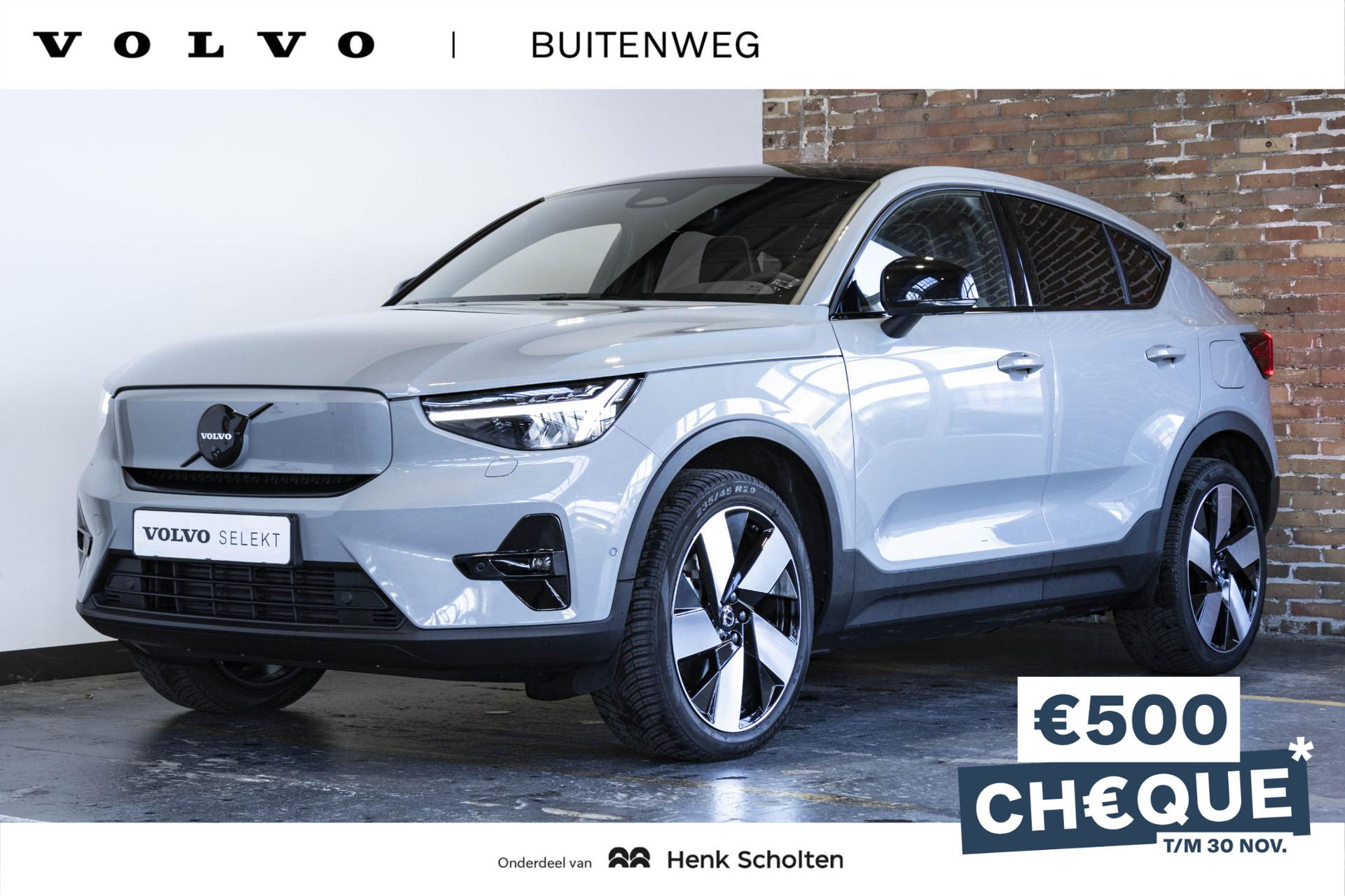 Volvo C40 Single Motor Extended Range Ultimate 82 kWh | Warmtepomp | Premium Audio | Parkeercamera | 20"Lichtmetalen Velgen | Nubuck interieur | Verwarmbare voorstoelen | Elektrisch bedienbare voorstoelen | Adaptive Cruise Control | Blind Spot