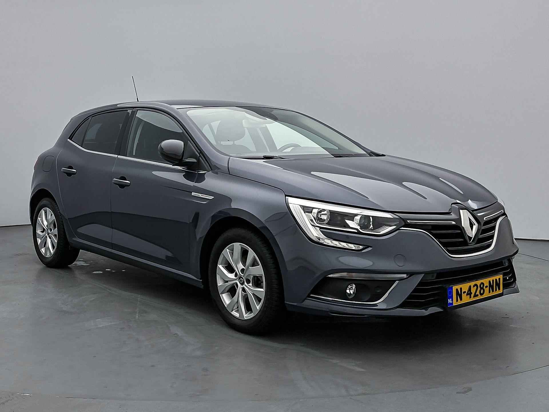 Renault Mégane Limited 140 pk Automaat | Navigatie | Achteruitrijcamera | Parkeersensoren Voor en Achter | Voorstoelen Verwarmd | Keyless Entry/Start | LED Dagrijverlichting | Airco | Cruise Control | 16" Lichtmetalen Velgen | Apple Carplay/Android Auto | - 4/38