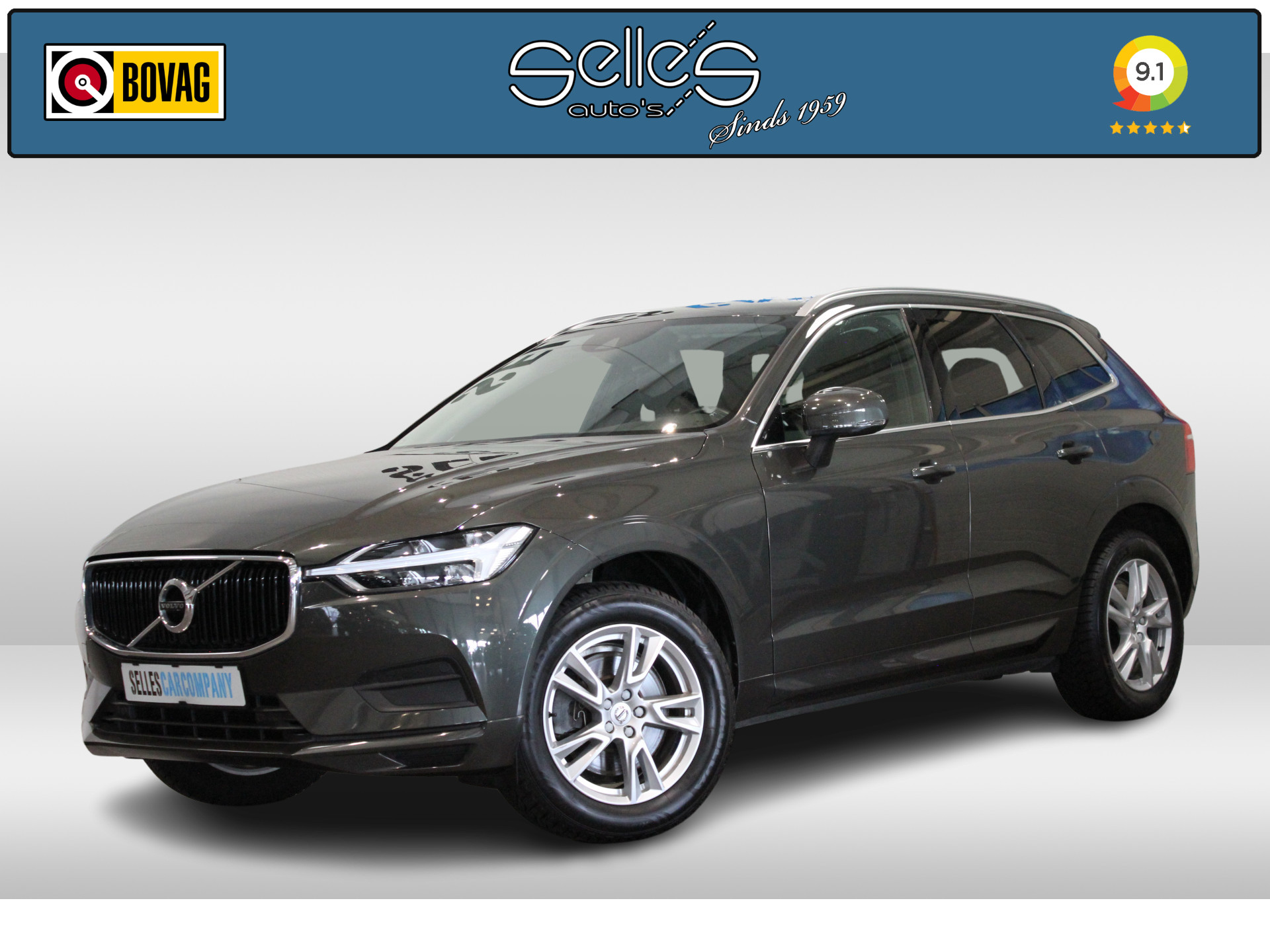 Volvo XC60 2.0 D4 Momentum | Navigatie | Leder | Verwarmde voorstoelen | Elektrisch bedienbare achterklep |