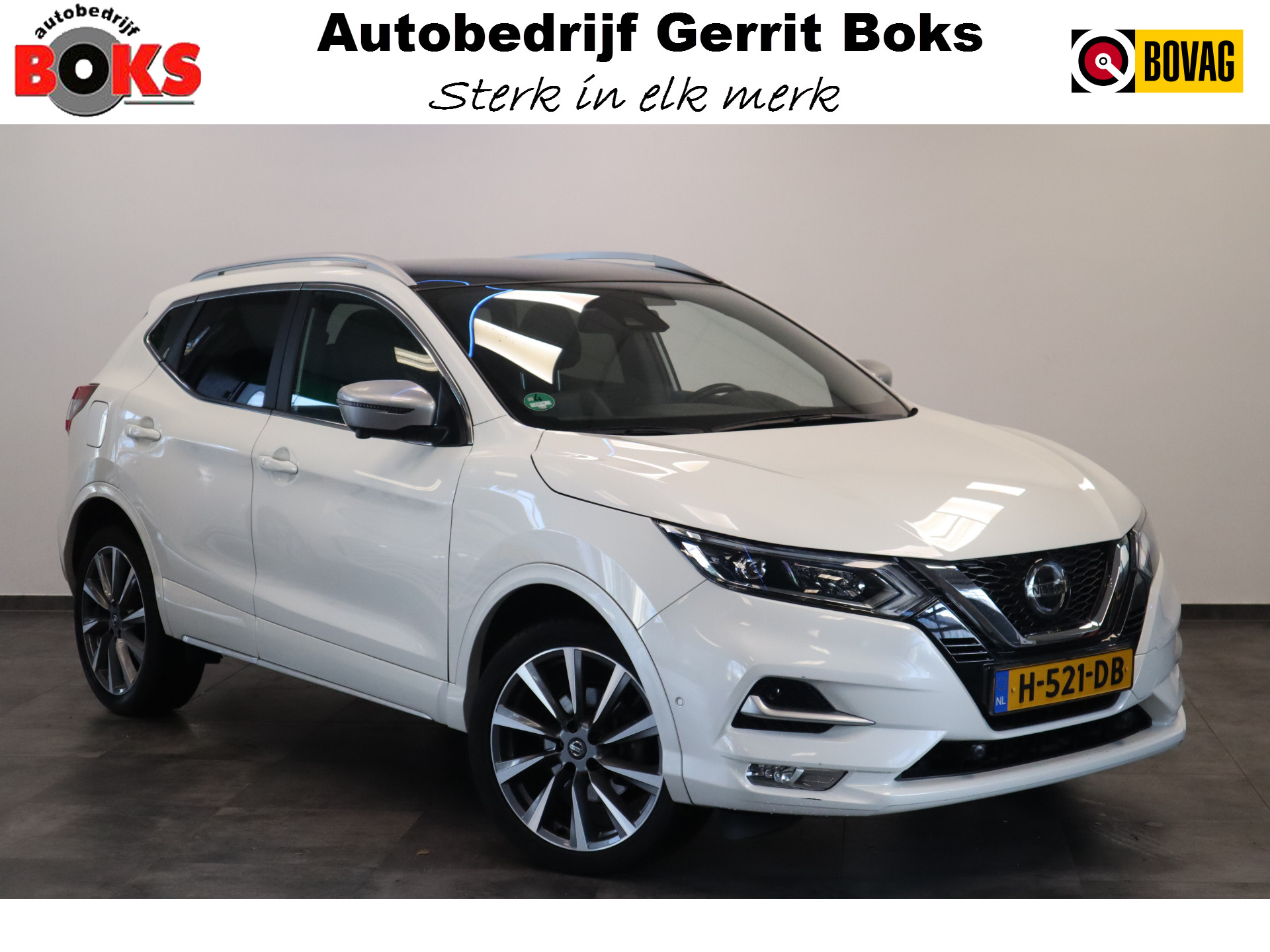 Nissan QASHQAI 1.3 DIG-T Tekna + 160PK Bose Panoramadak Navigatie full Leder Memorie stoelen 360 camera