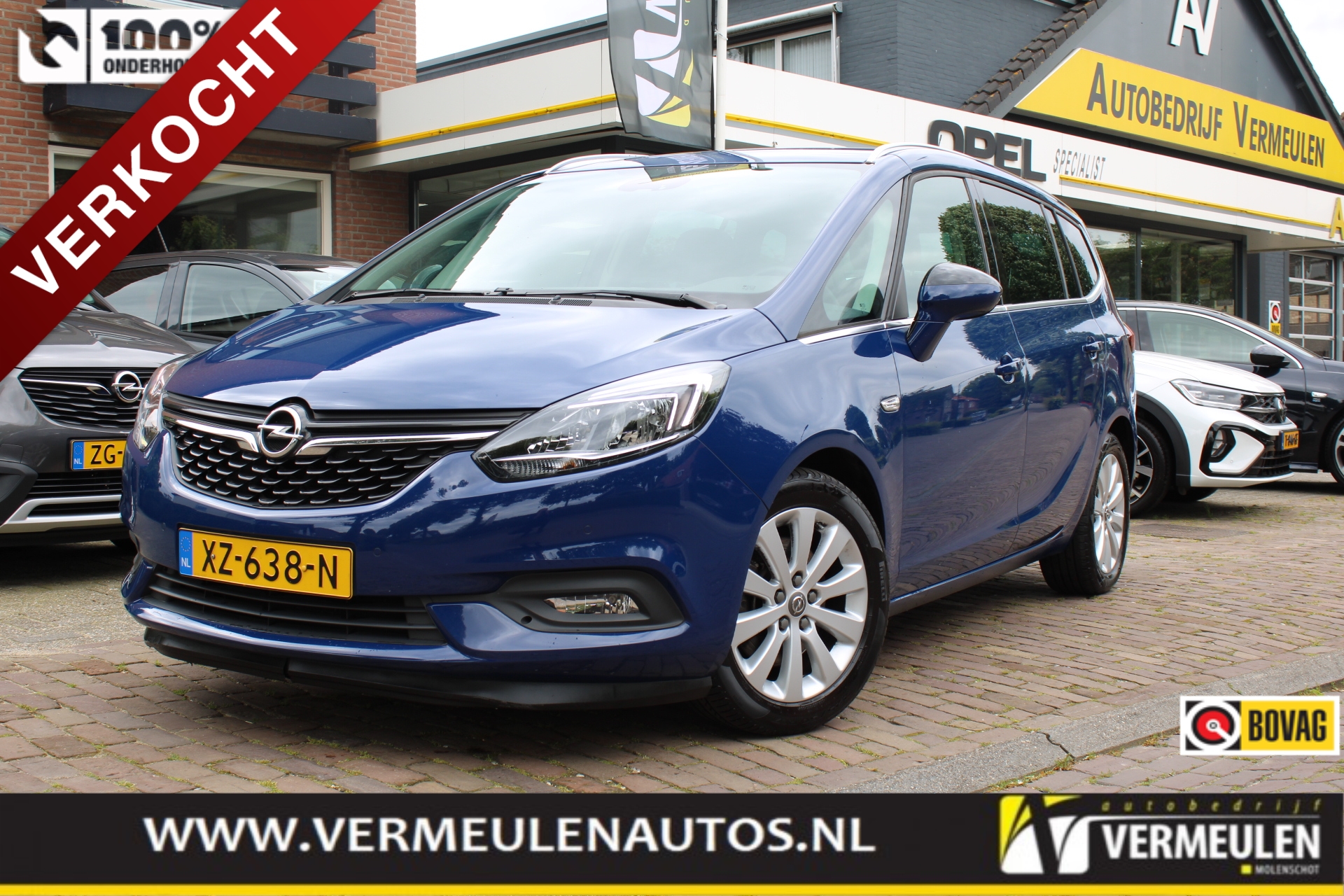 Opel Zafira 1.6T Online Edition 7-Persoons + 17"/ Navi/ Clima/ Camera/ NL auto