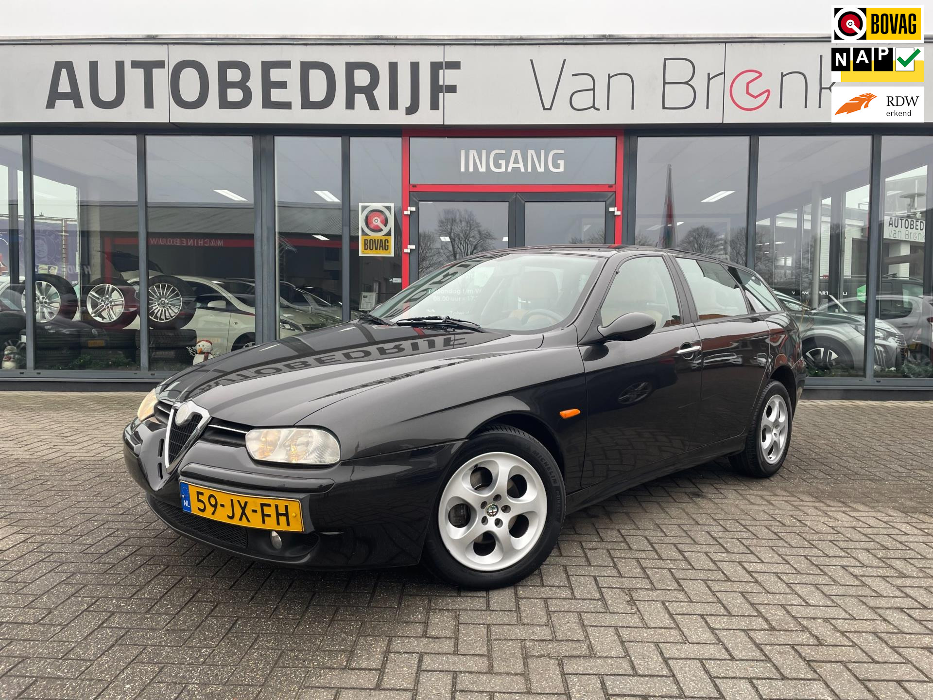 Alfa Romeo 156 Sportwagon 2.0 JTS Distinctive | Elek. ramen | Leder | BOSE